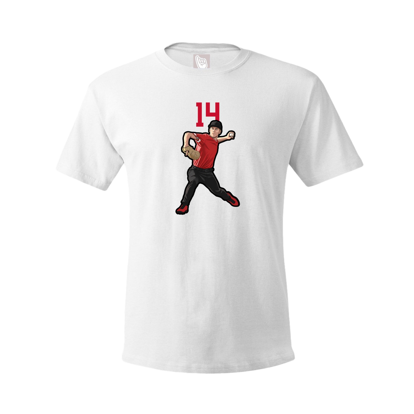 Tee — Number Top in White