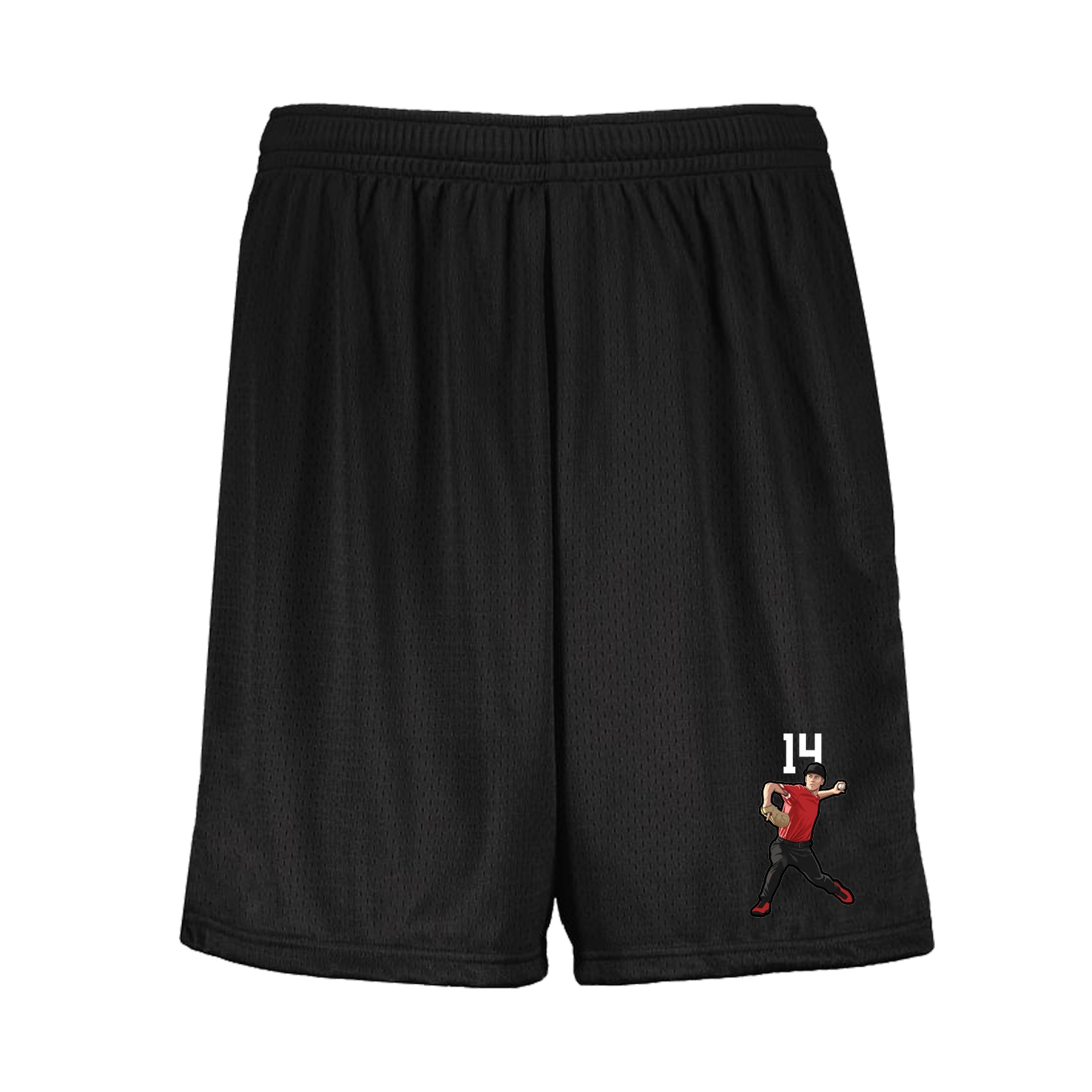 Shorts — Number Top in Black