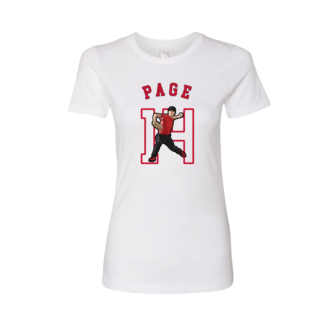 Womens Tee — Shirsey Arch in White
