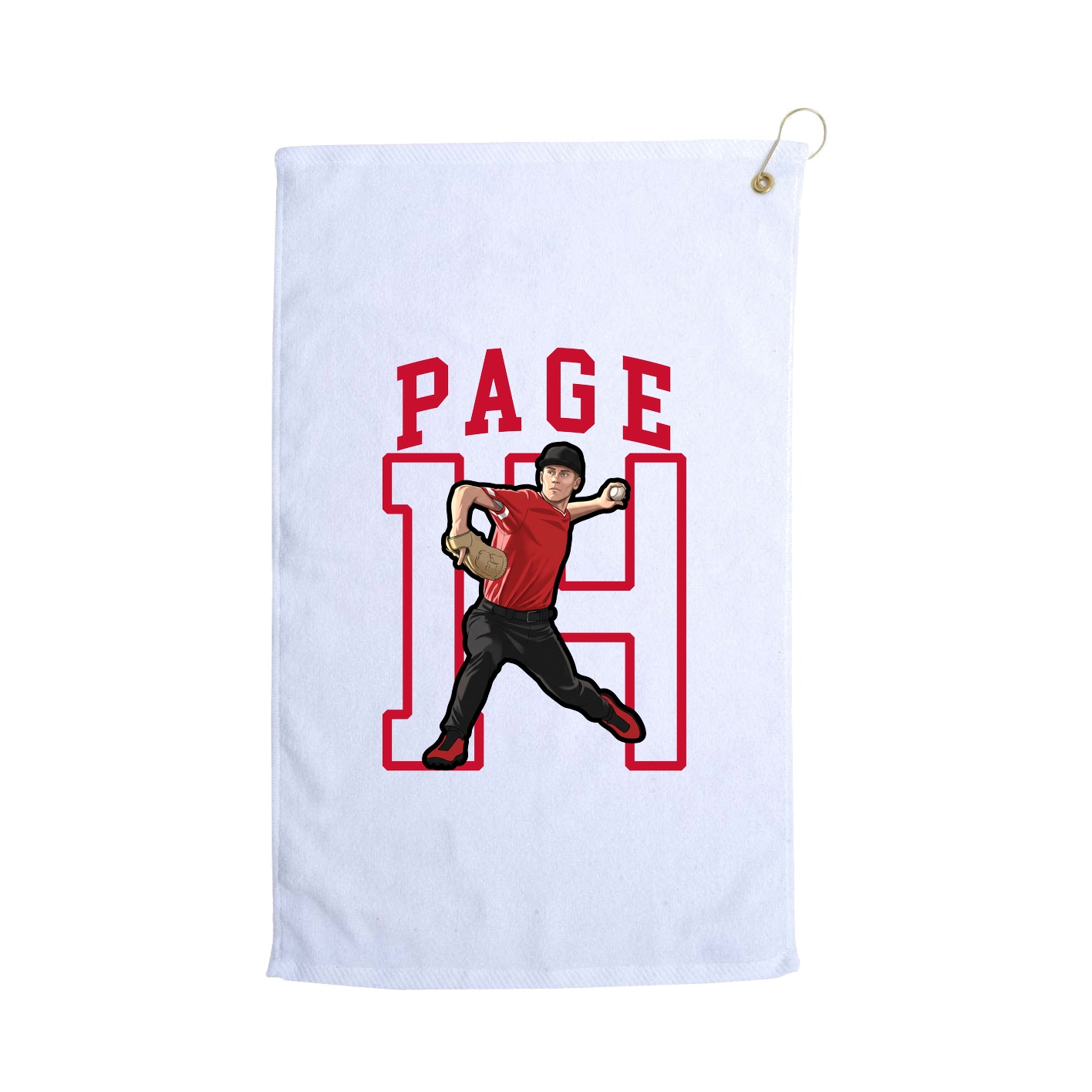 Golf Towel — Shirsey in White