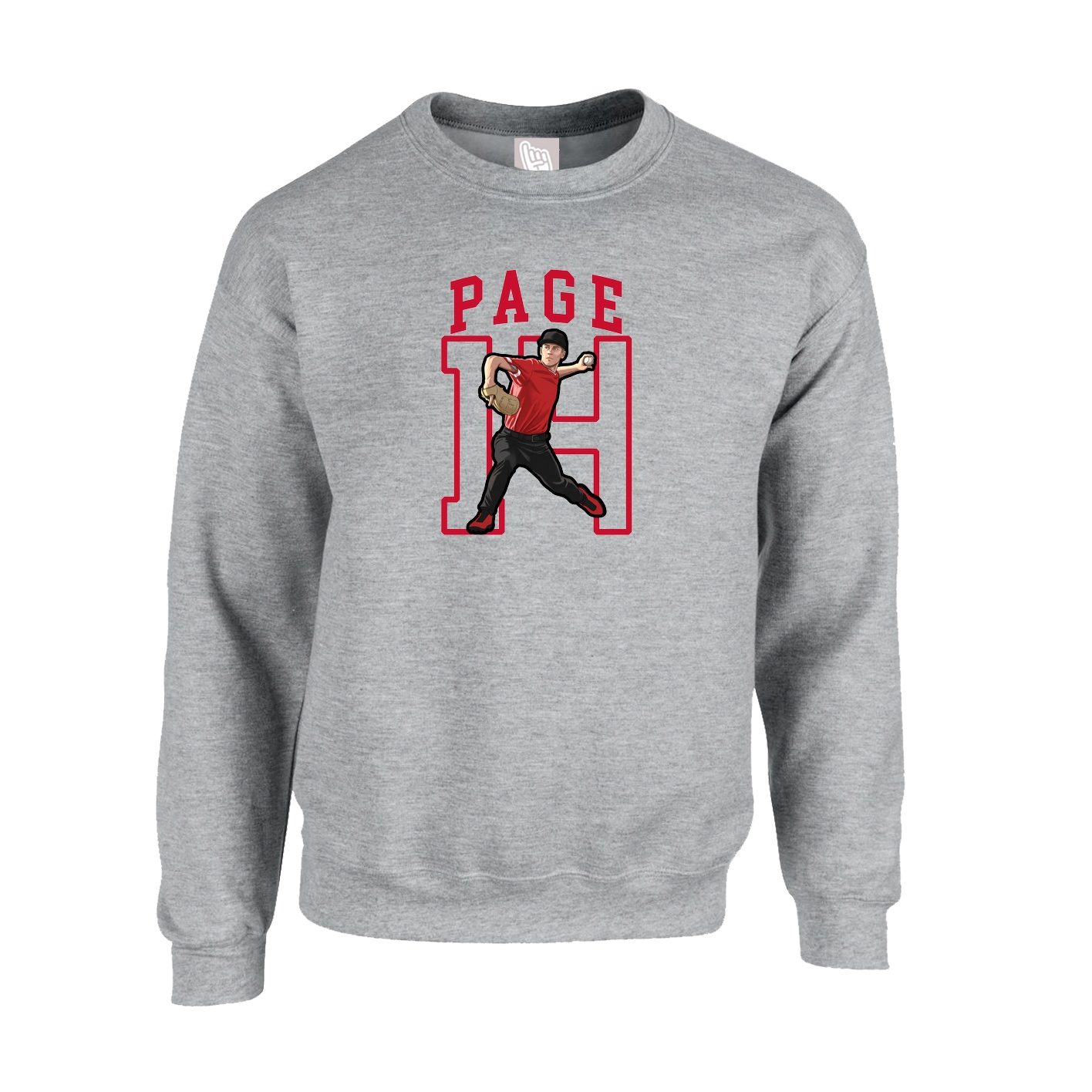 Fleece Crew — Shirsey in Grey