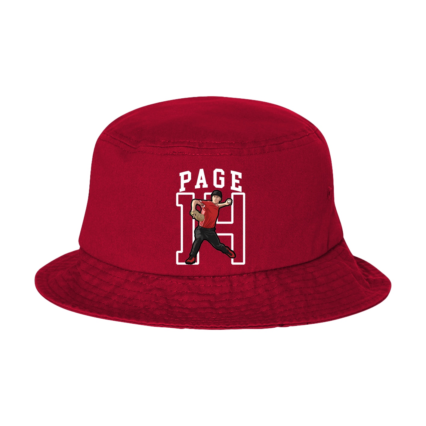 Bucket Cap — Shirsey in Red