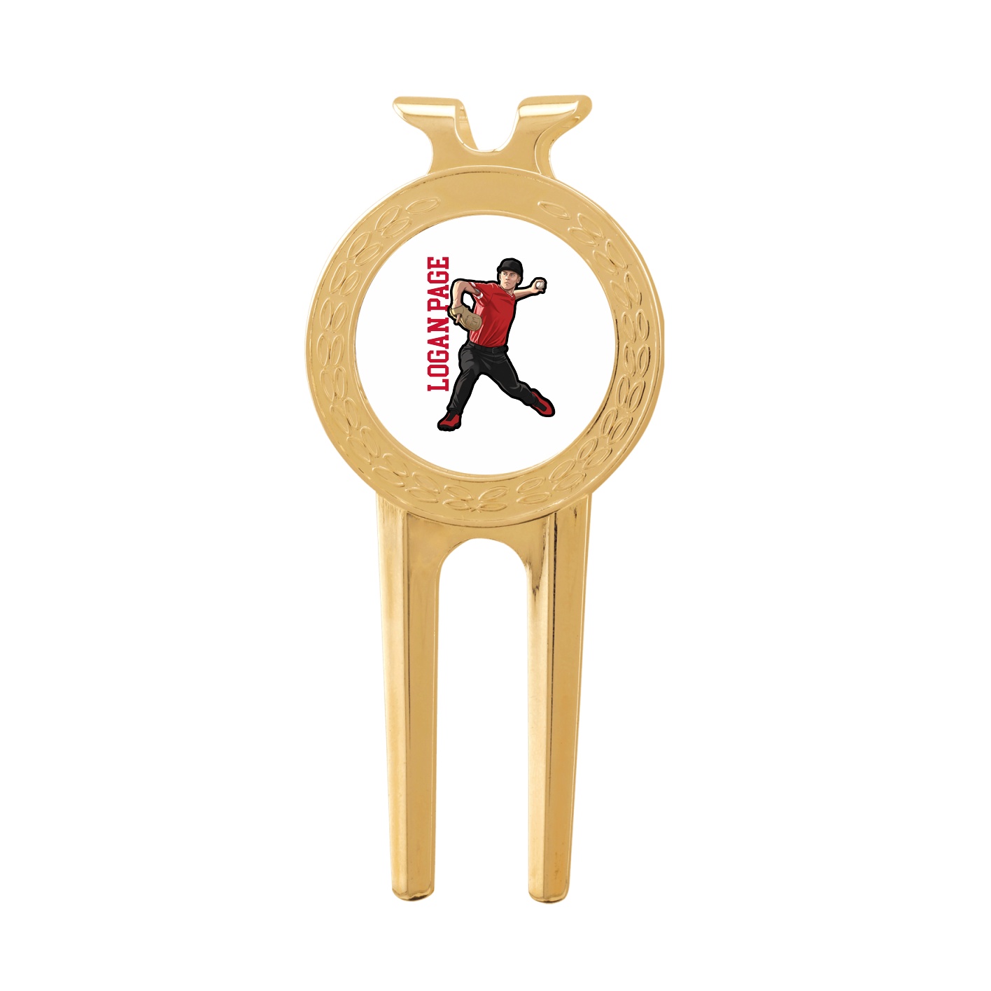 Divot Tool with Ball Marker — Name Vertical in Classic