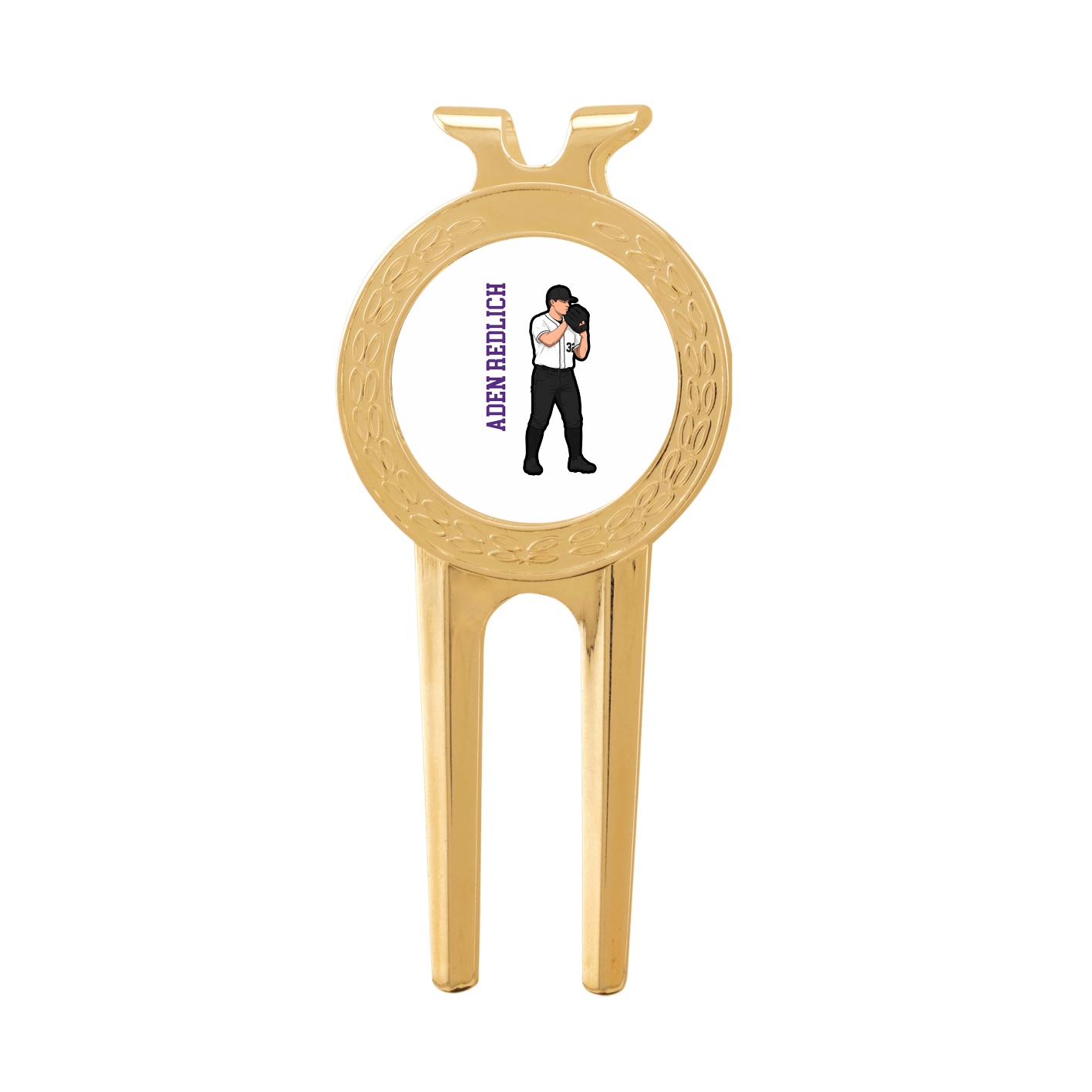 Divot Tool with Ball Marker — Name Vertical in Classic