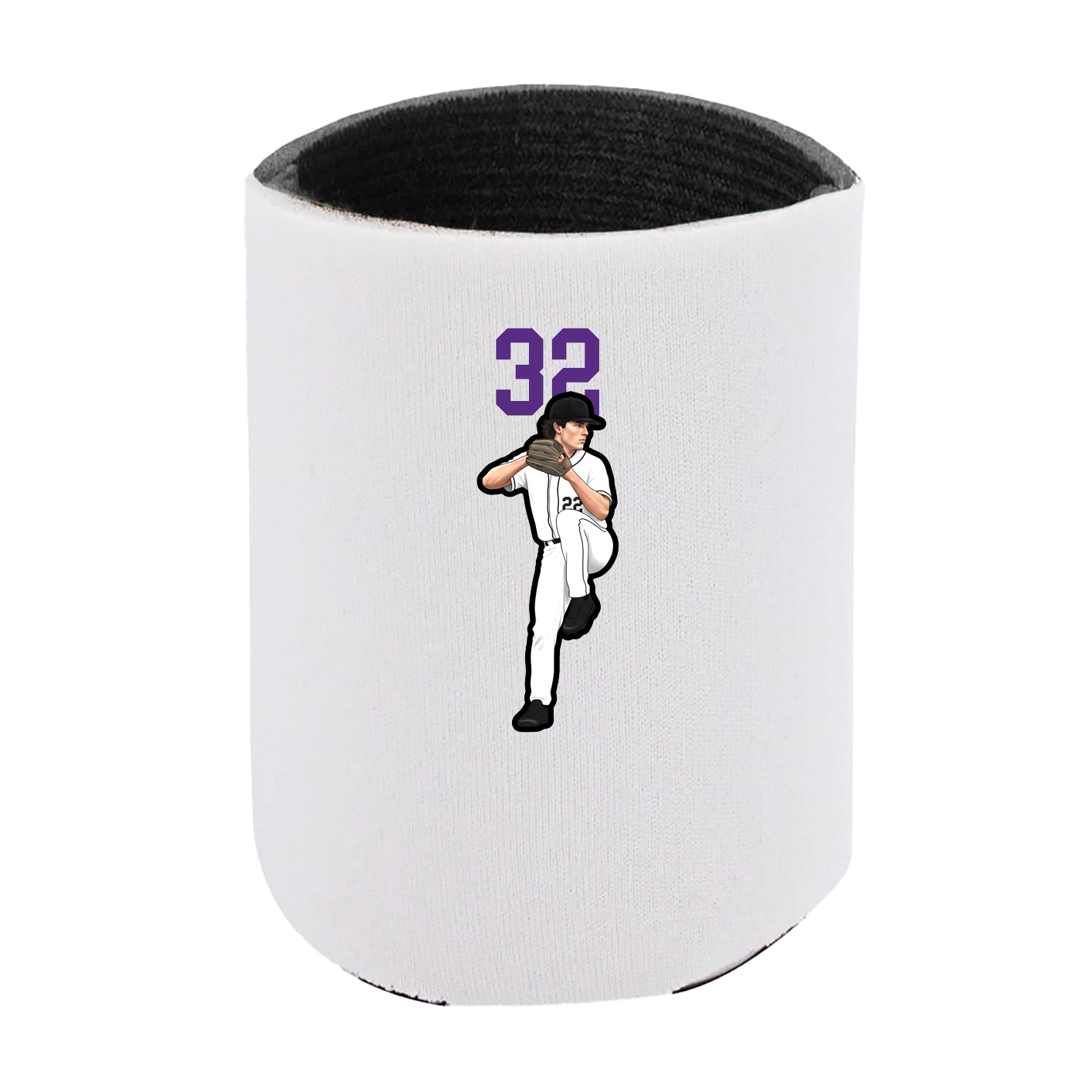 Can Holder — Number Top in White