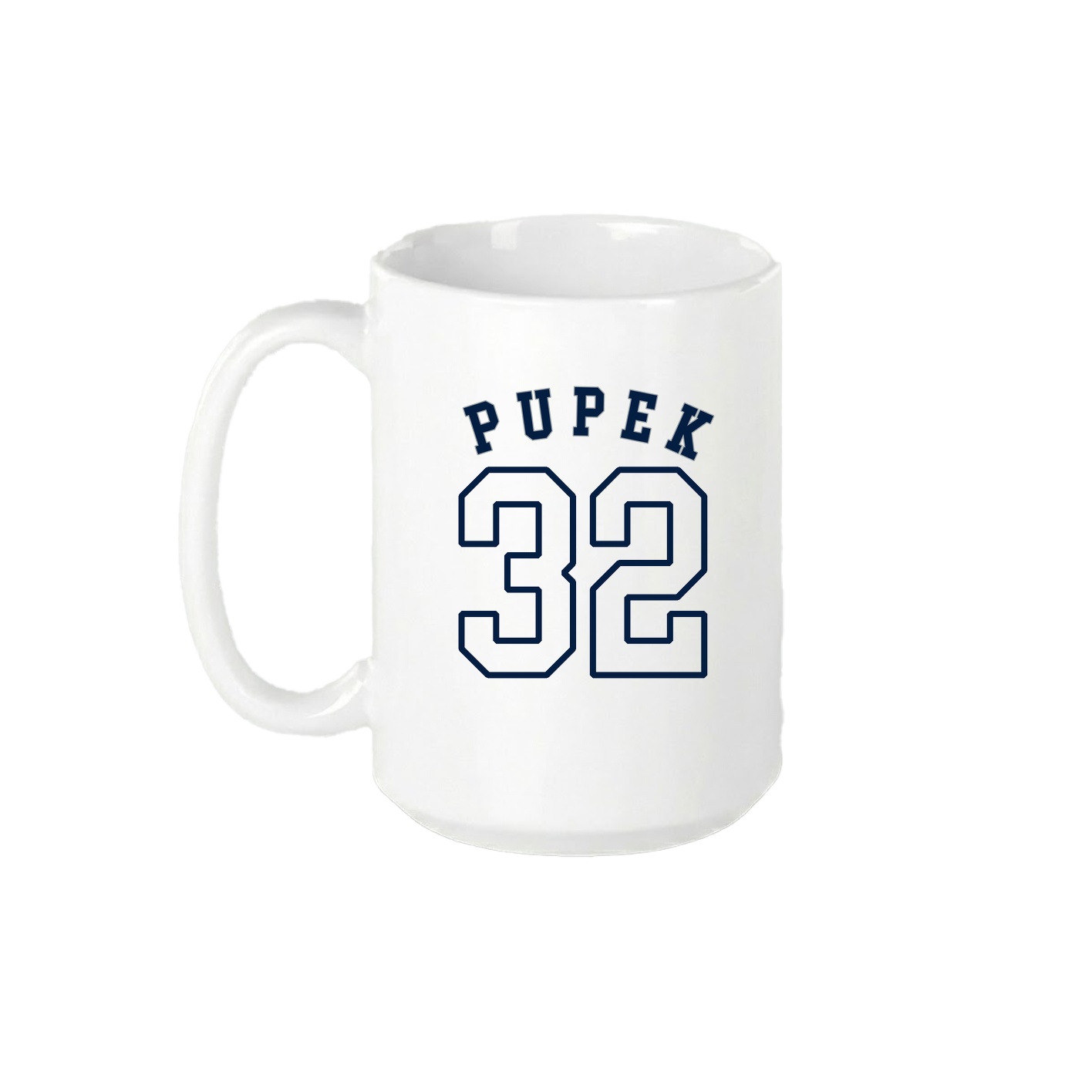 15oz Coffee Mug — Shirsey Arch in White