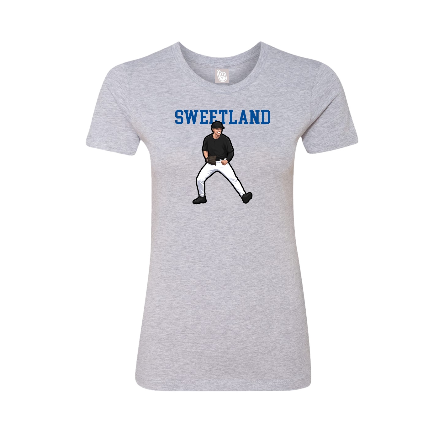 Fitted Women's Tee — Shirsey in Grey