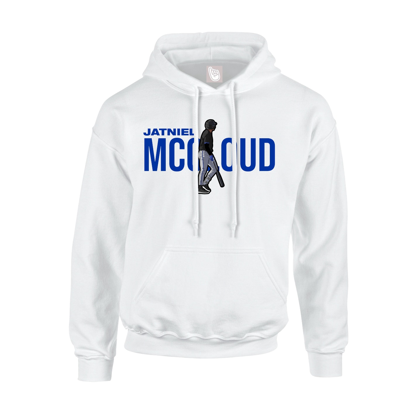 Hoodie — Player Name in White