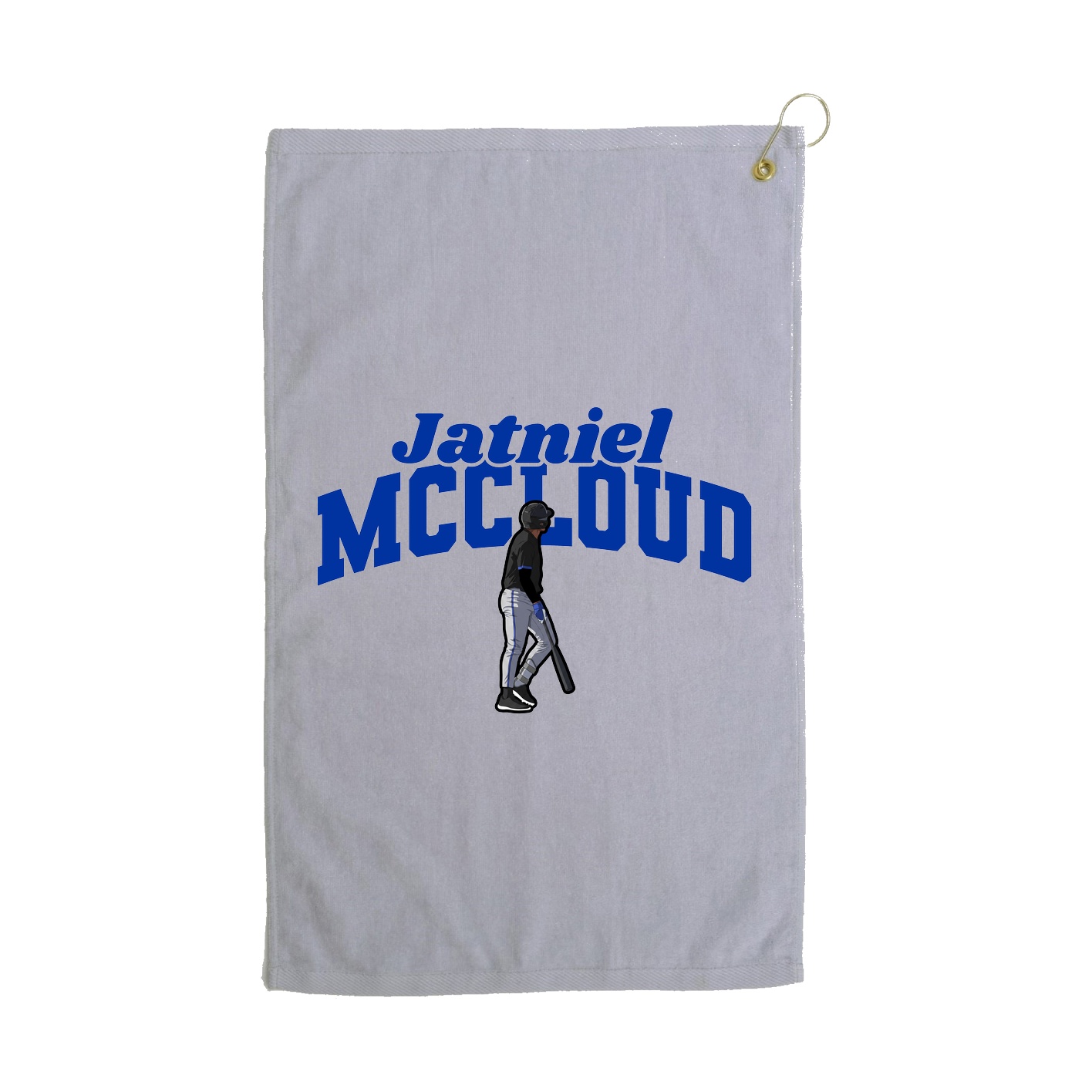 Golf Towel — Signature Arch in Grey