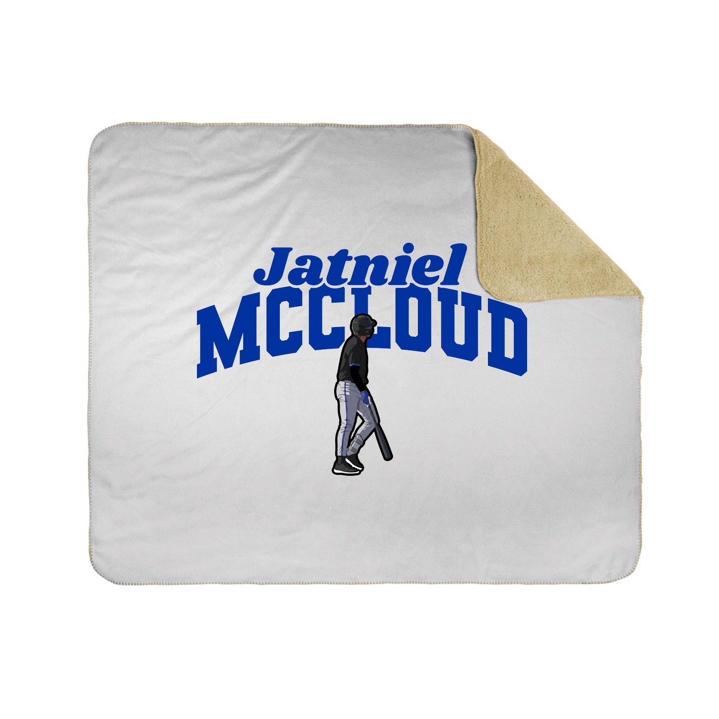 Throw Blanket — Signature Arch in White