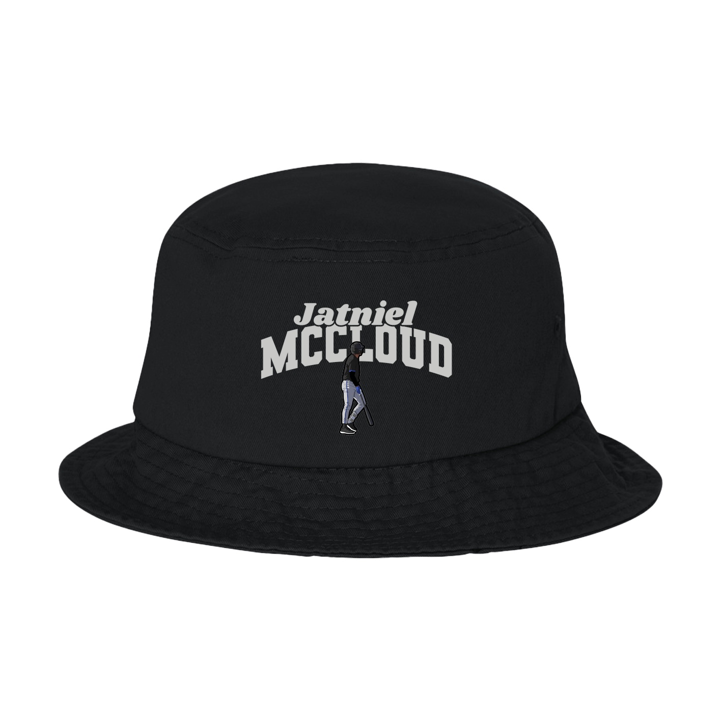 Bucket Cap — Signature Arch in Black