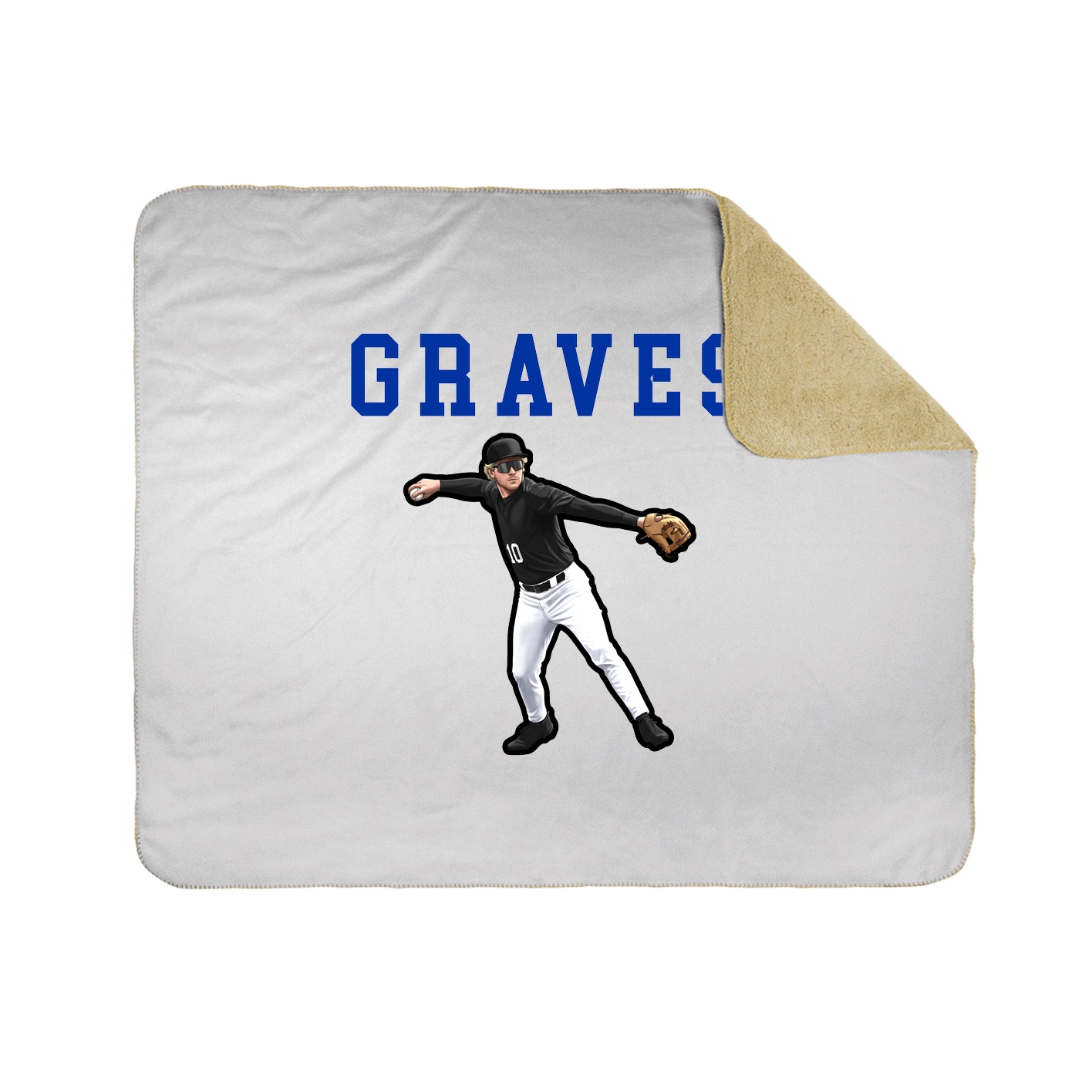 Throw Blanket — Shirsey in White