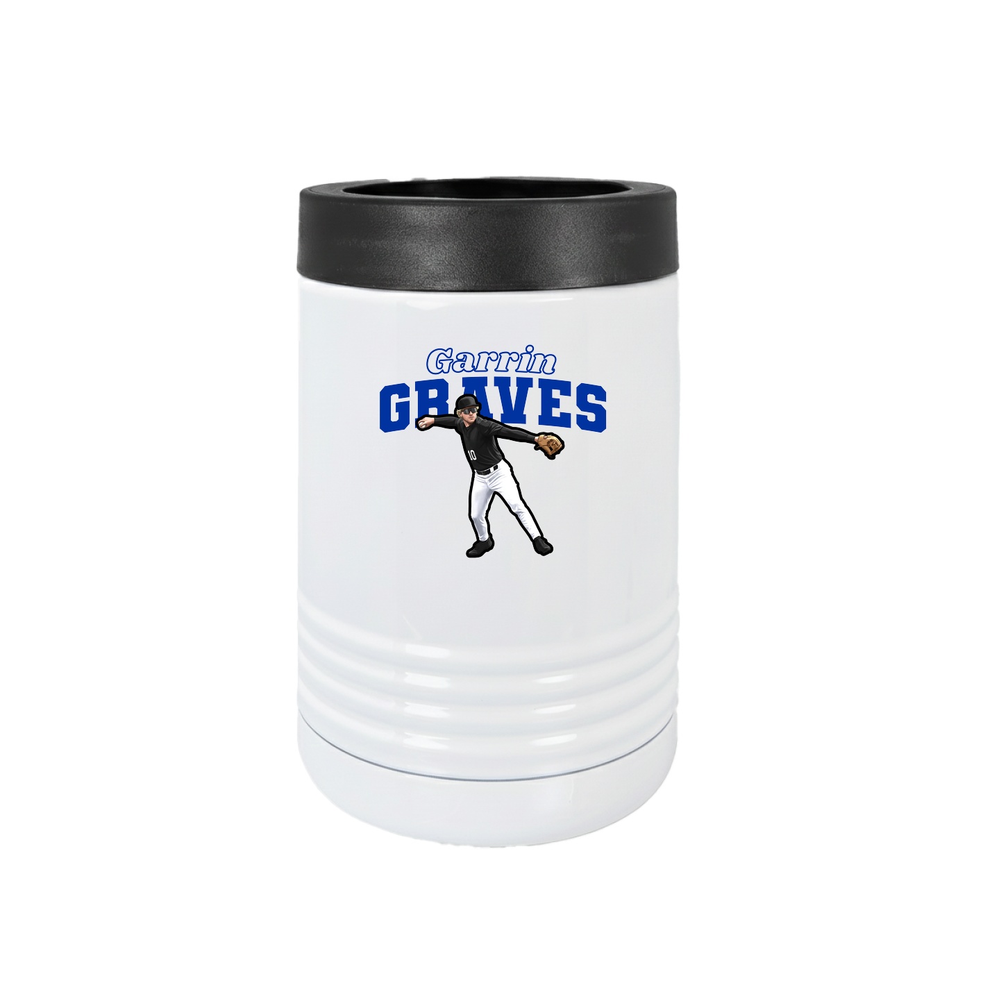 Beverage Holder — Name Arch in White