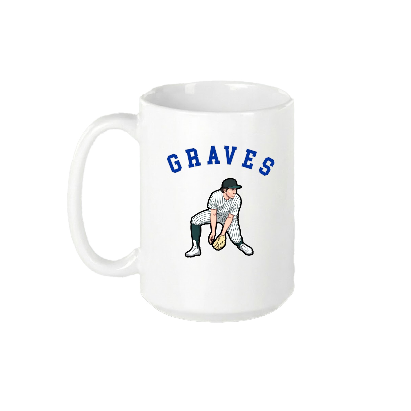 15oz Coffee Mug — Shirsey Arch in White