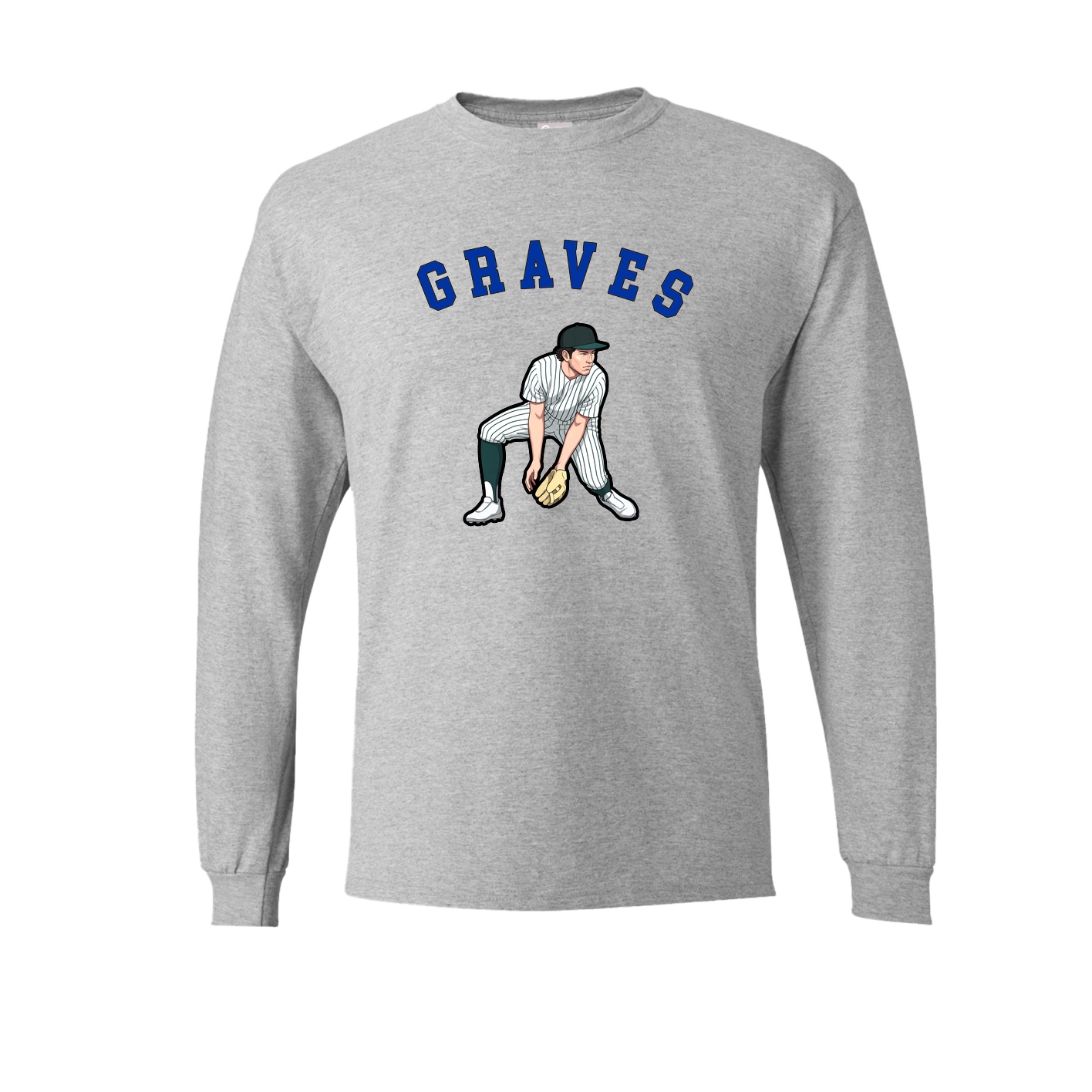 Long Sleeve Tee — Shirsey Arch in Grey