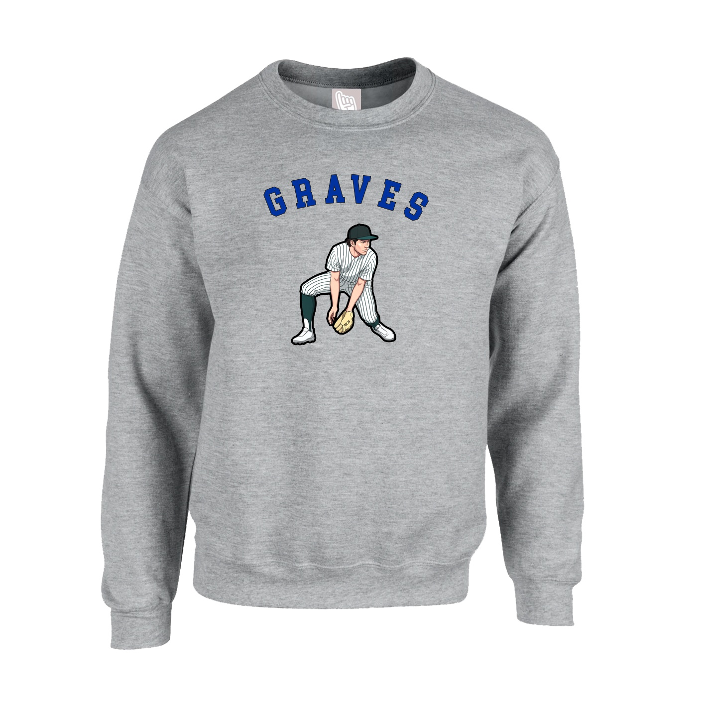 Fleece Crew — Shirsey Arch in Grey
