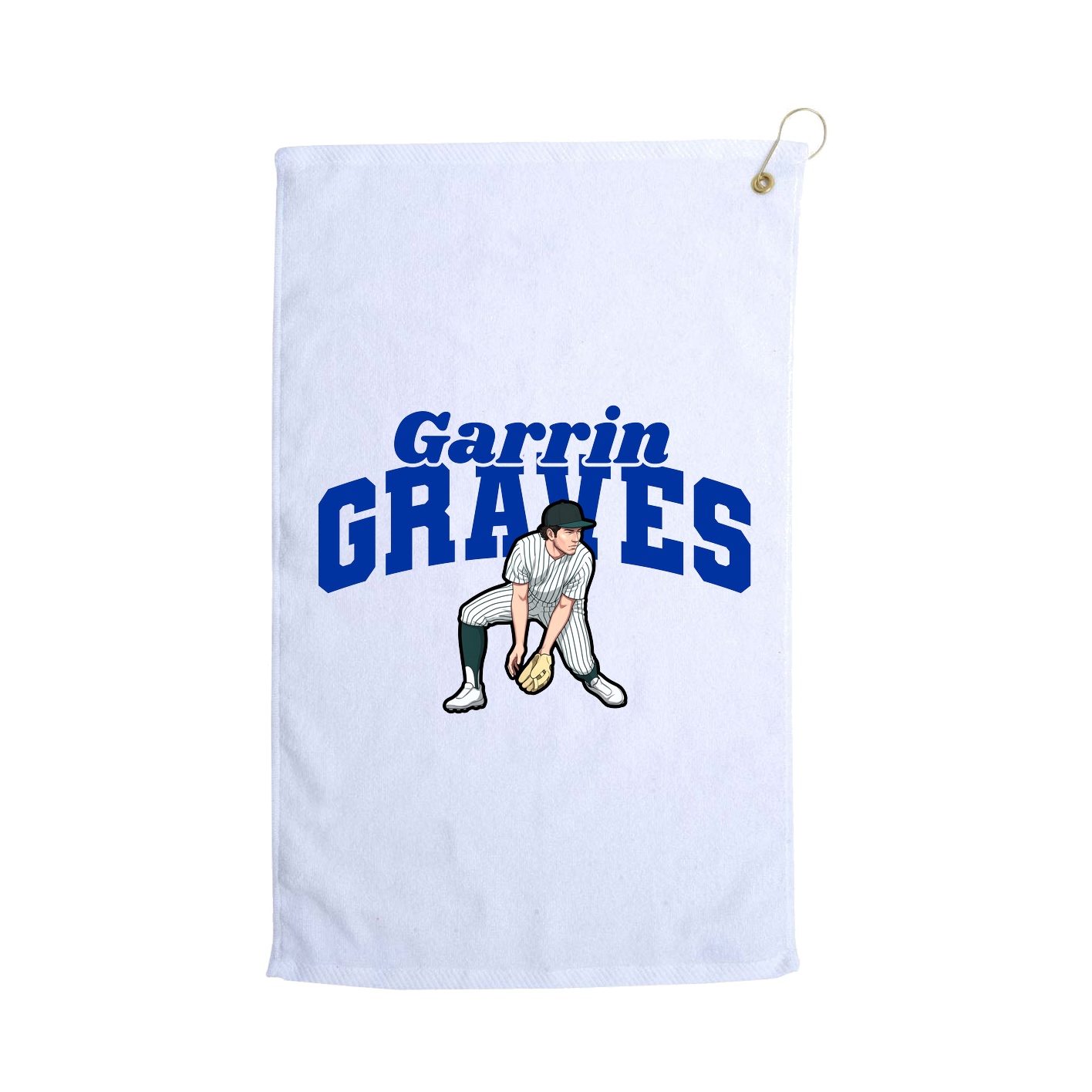 Golf Towel — Signature Arch in White