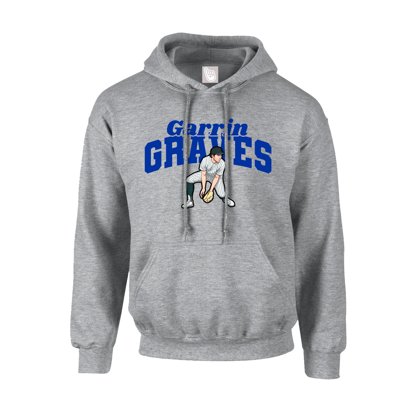 Youth Hoodie — Signature Arch in Grey