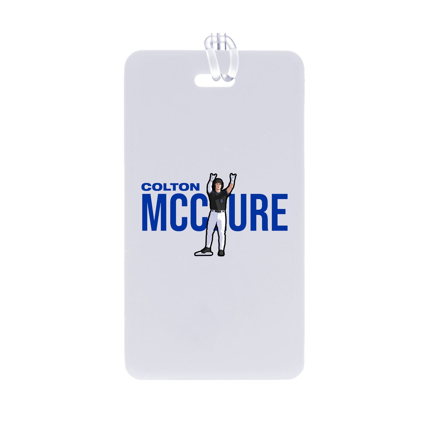 Bag Tag — Player Name in Classic