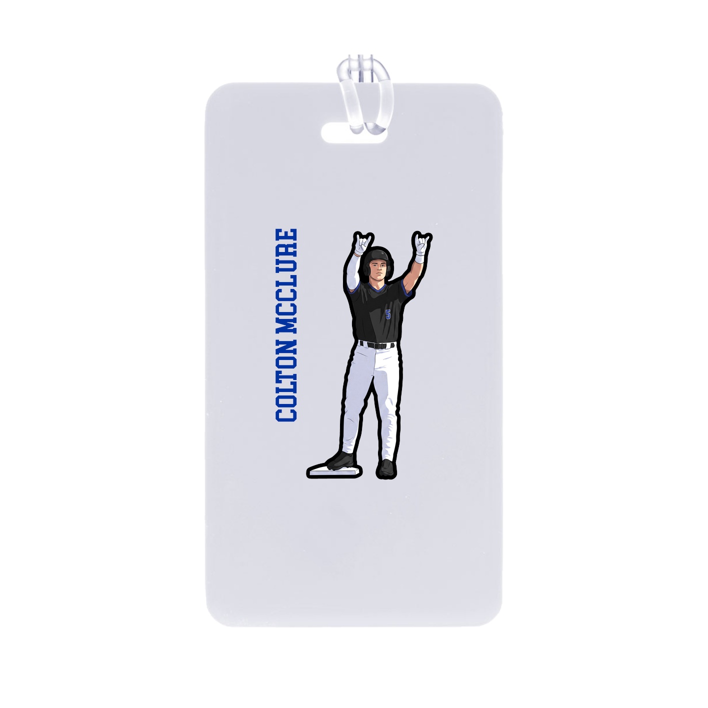 Bag Tag — Name Vertical in Classic