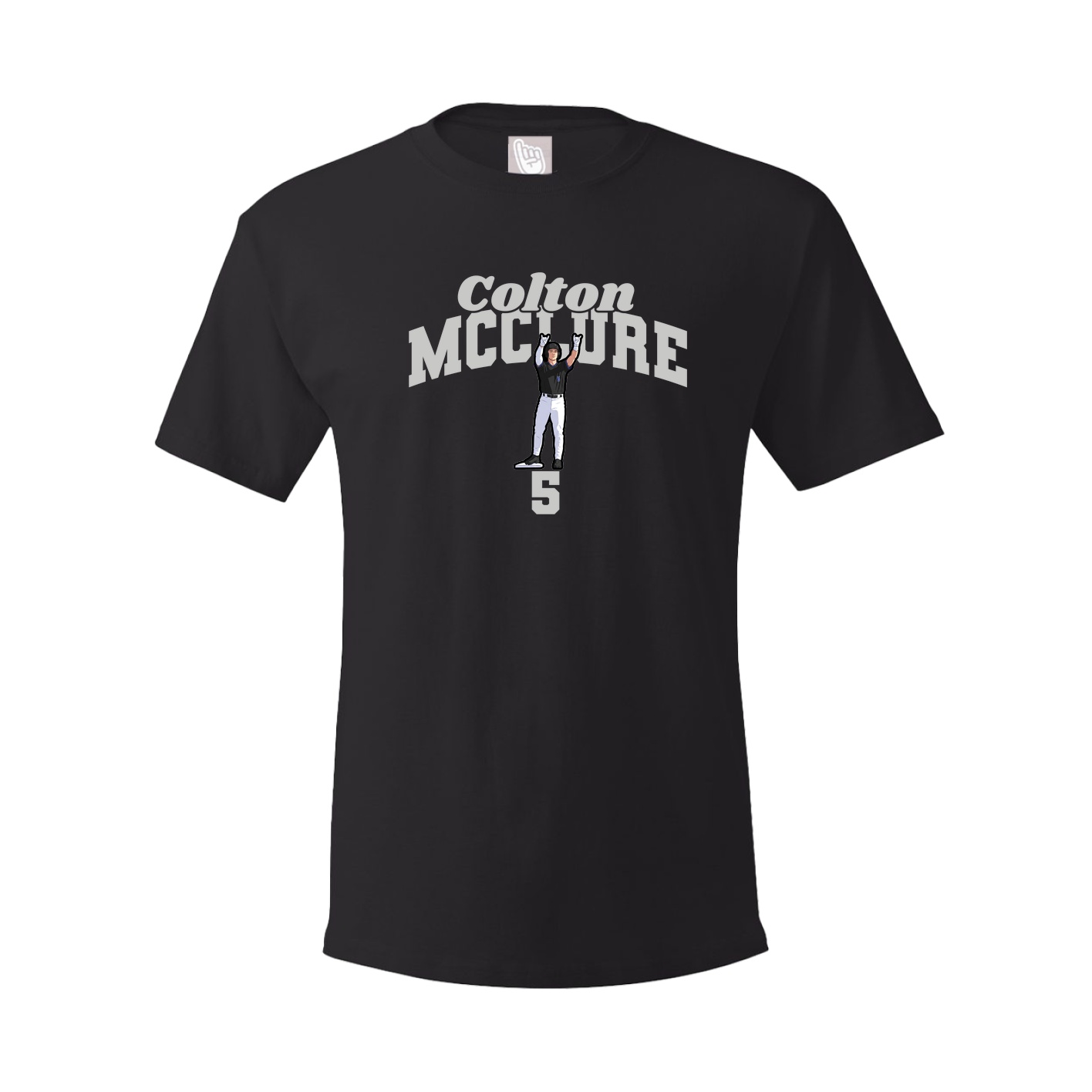 Youth Tee — Signature Arch in Black