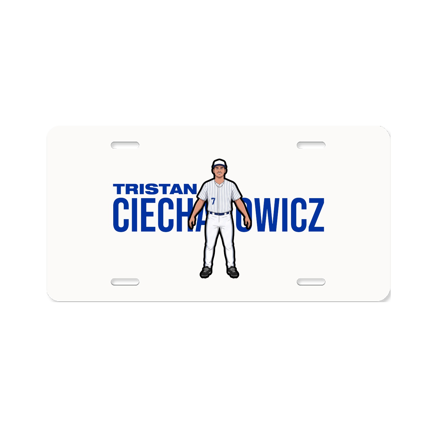 License Plate — Player Name in Classic