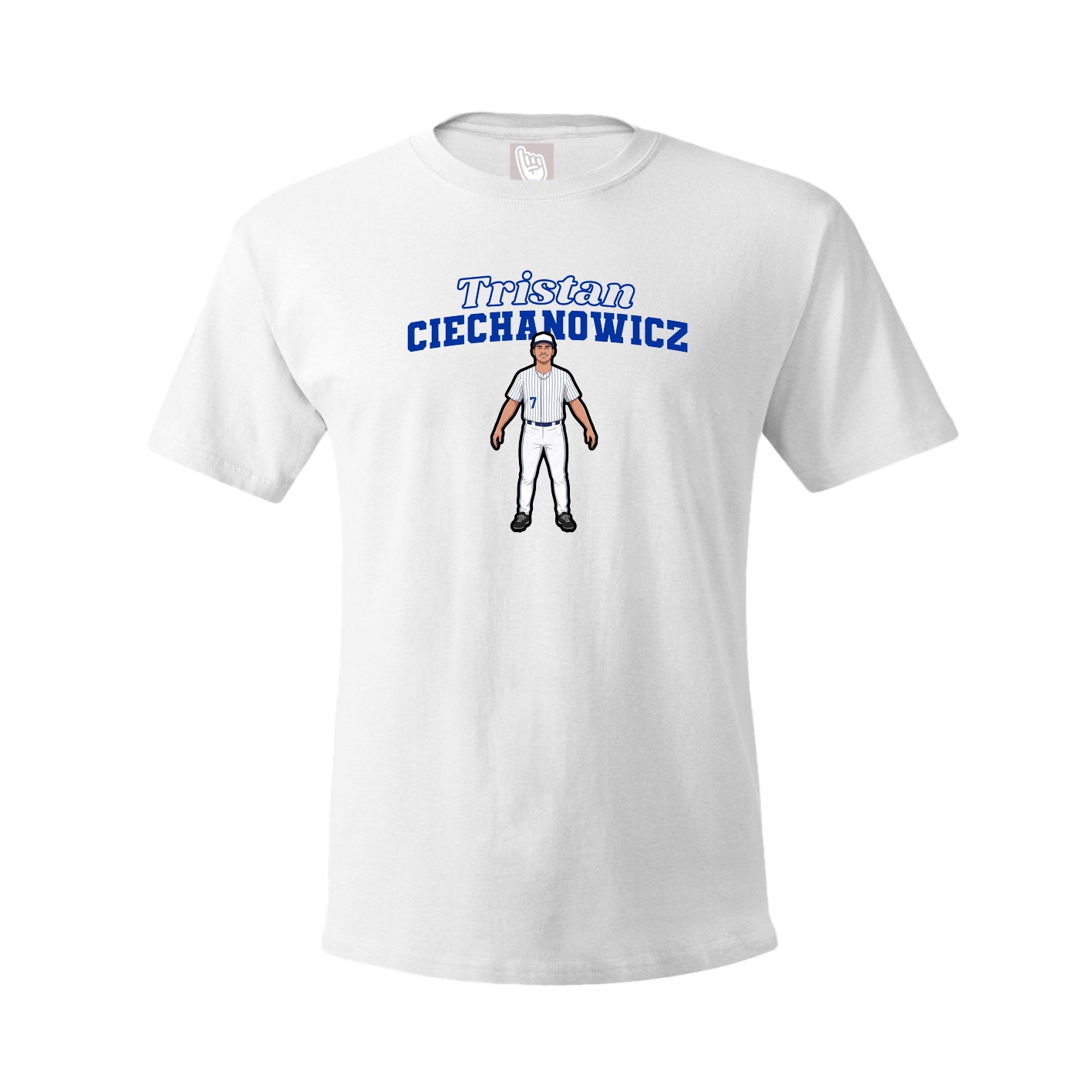 Tee — Name Arch in White