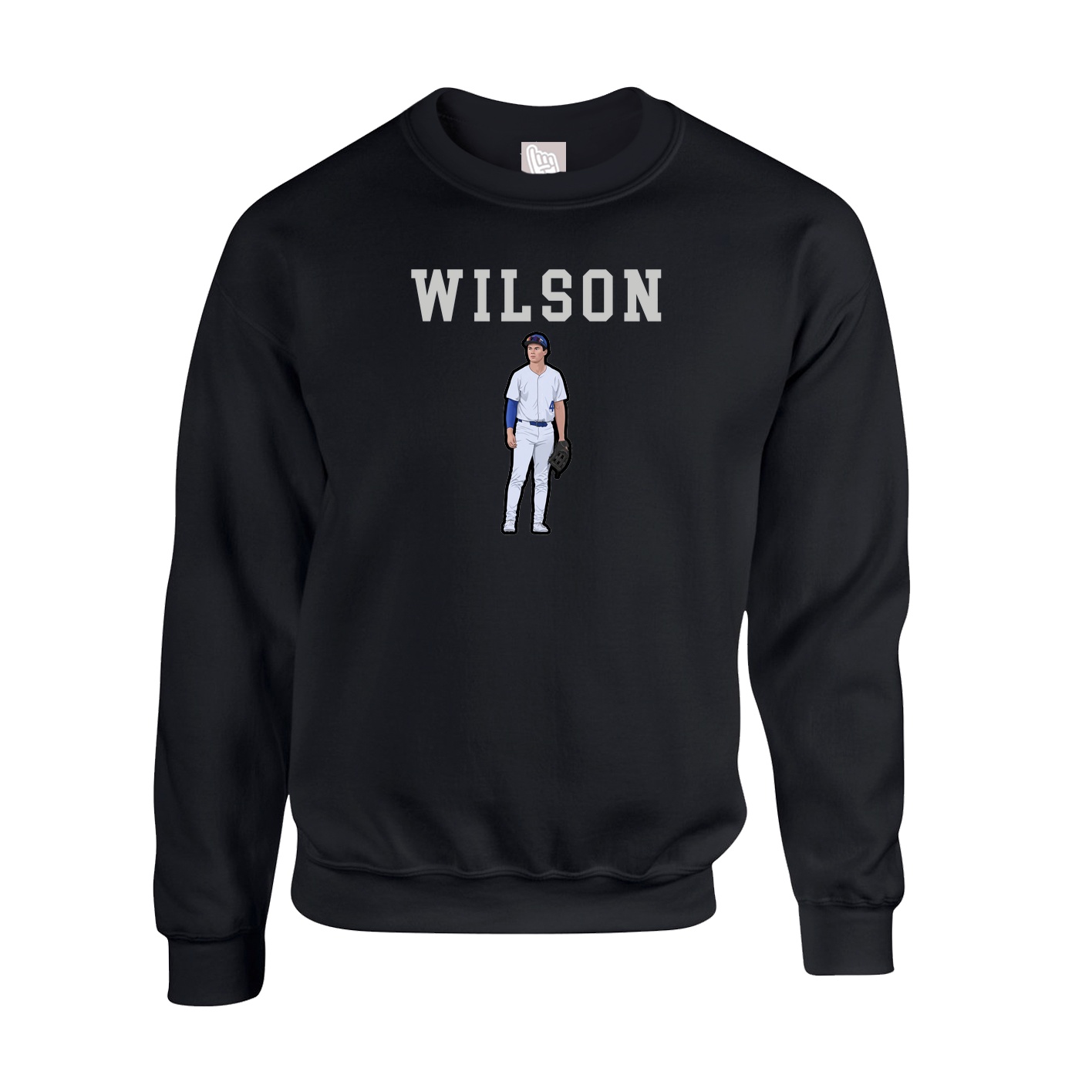 Fleece Crew — Shirsey in Black
