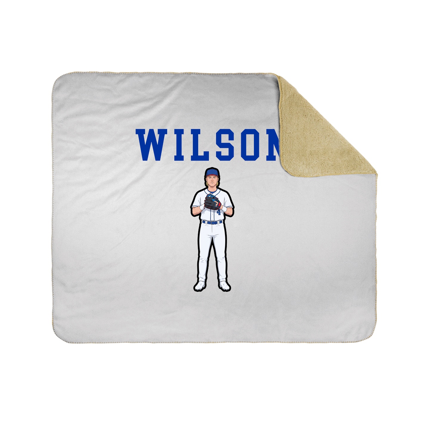 Throw Blanket — Shirsey in White