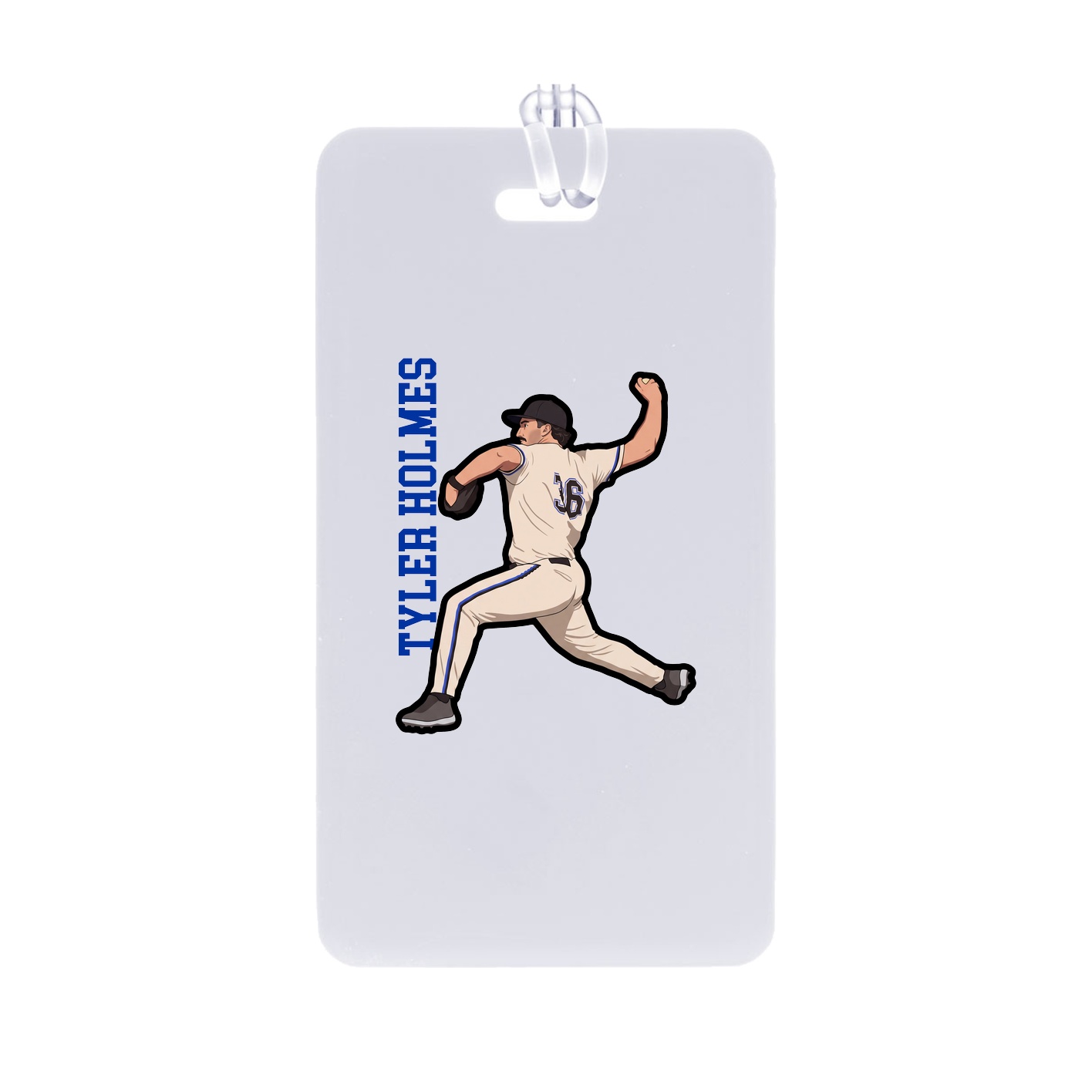 Bag Tag — Name Vertical in Classic
