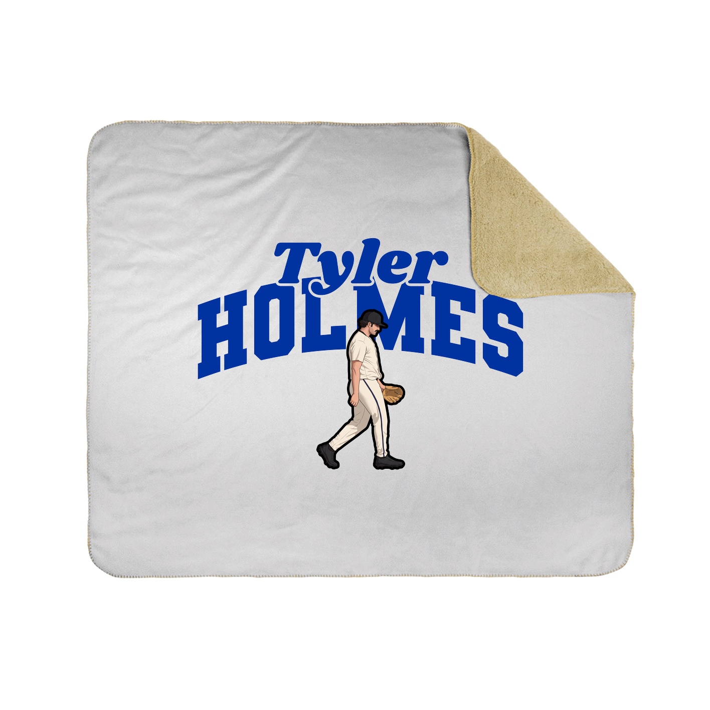 Throw Blanket — Signature Arch in White