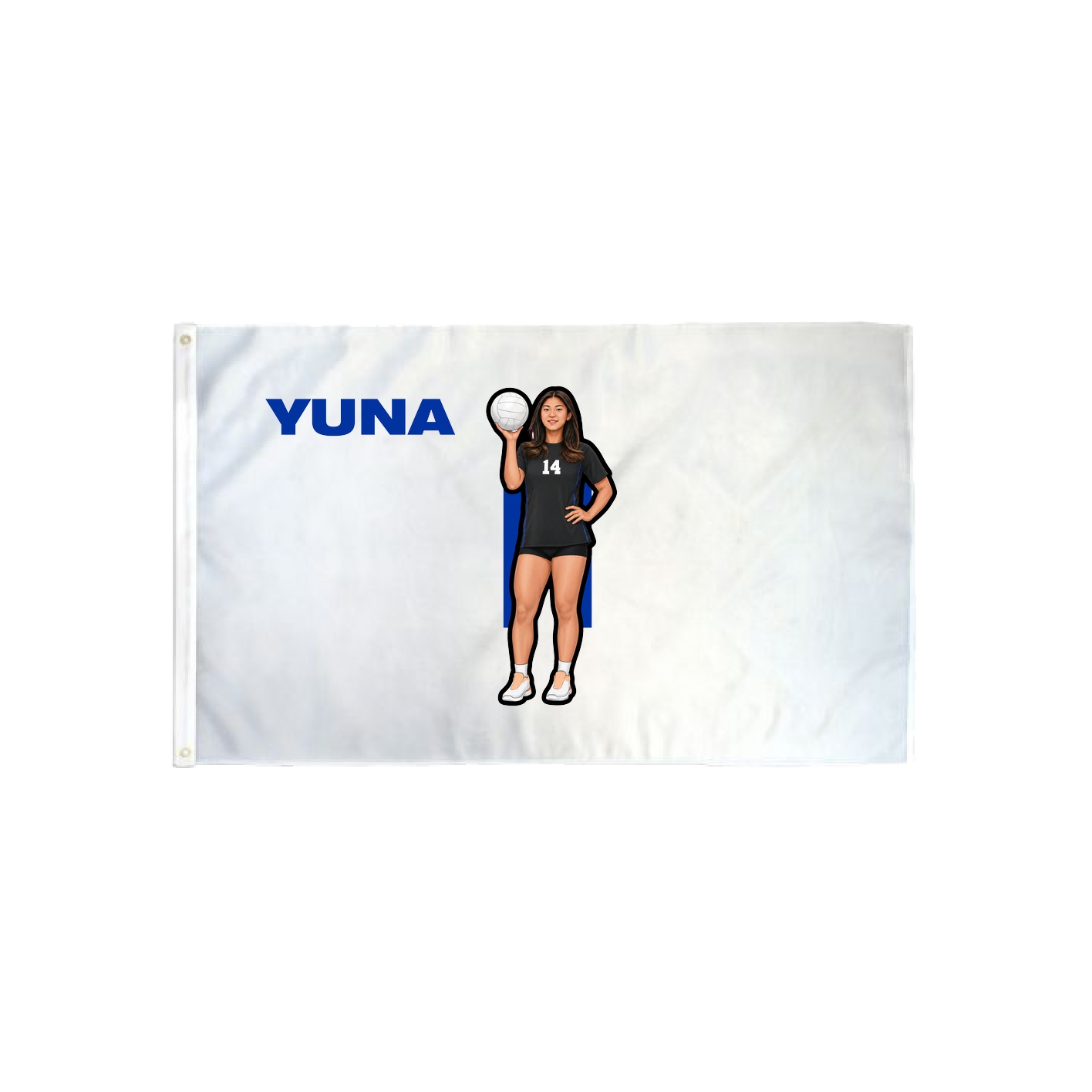 3x5 Flag — Player Name in Classic