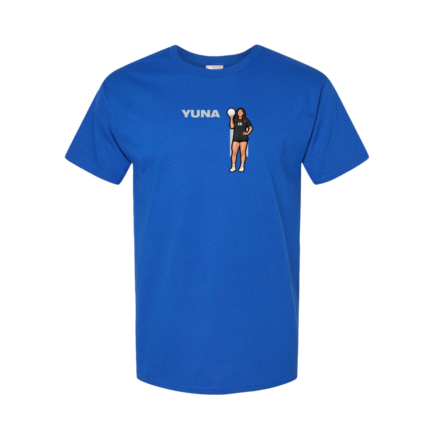 Youth Tee — Player Name in Royal