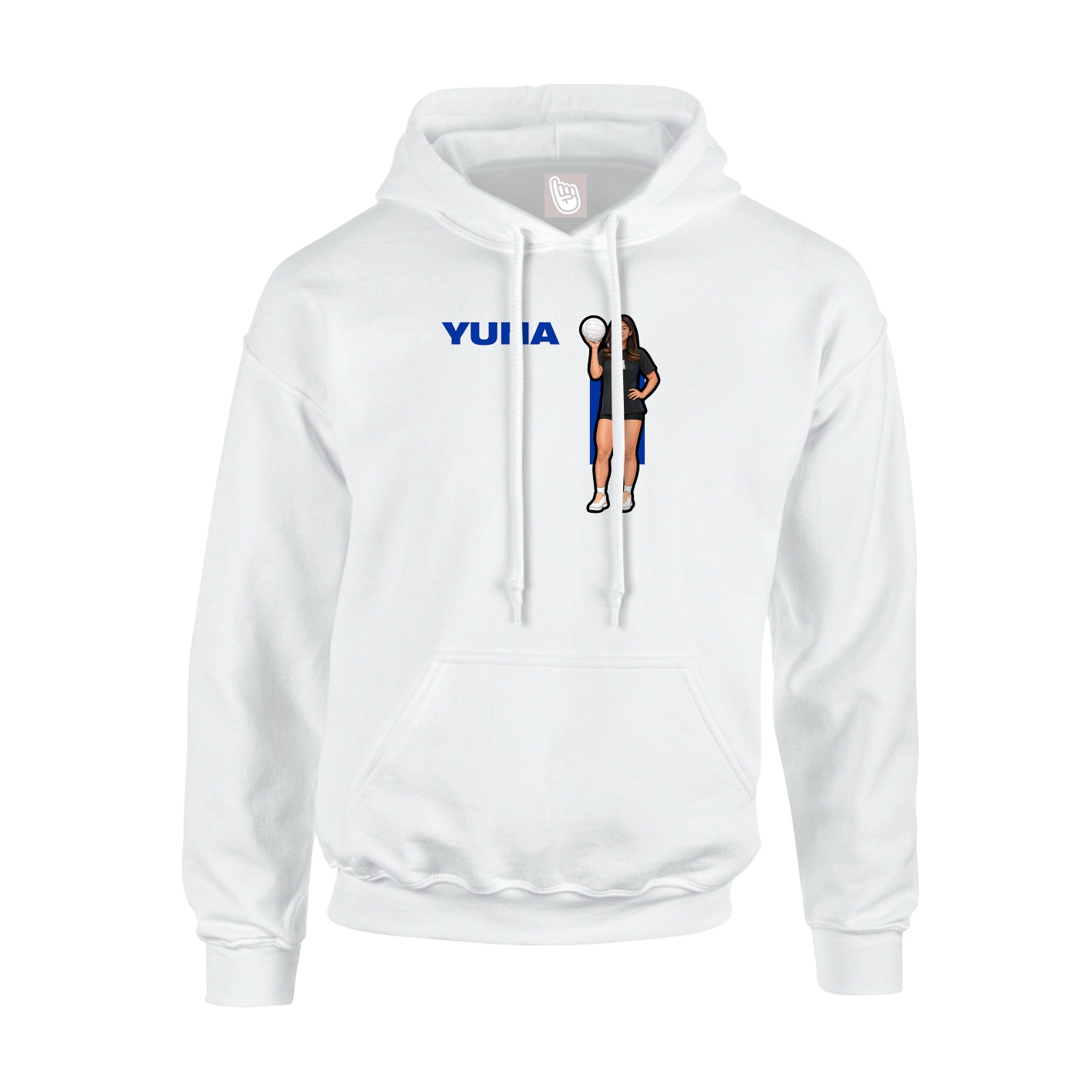 Hoodie — Player Name in White