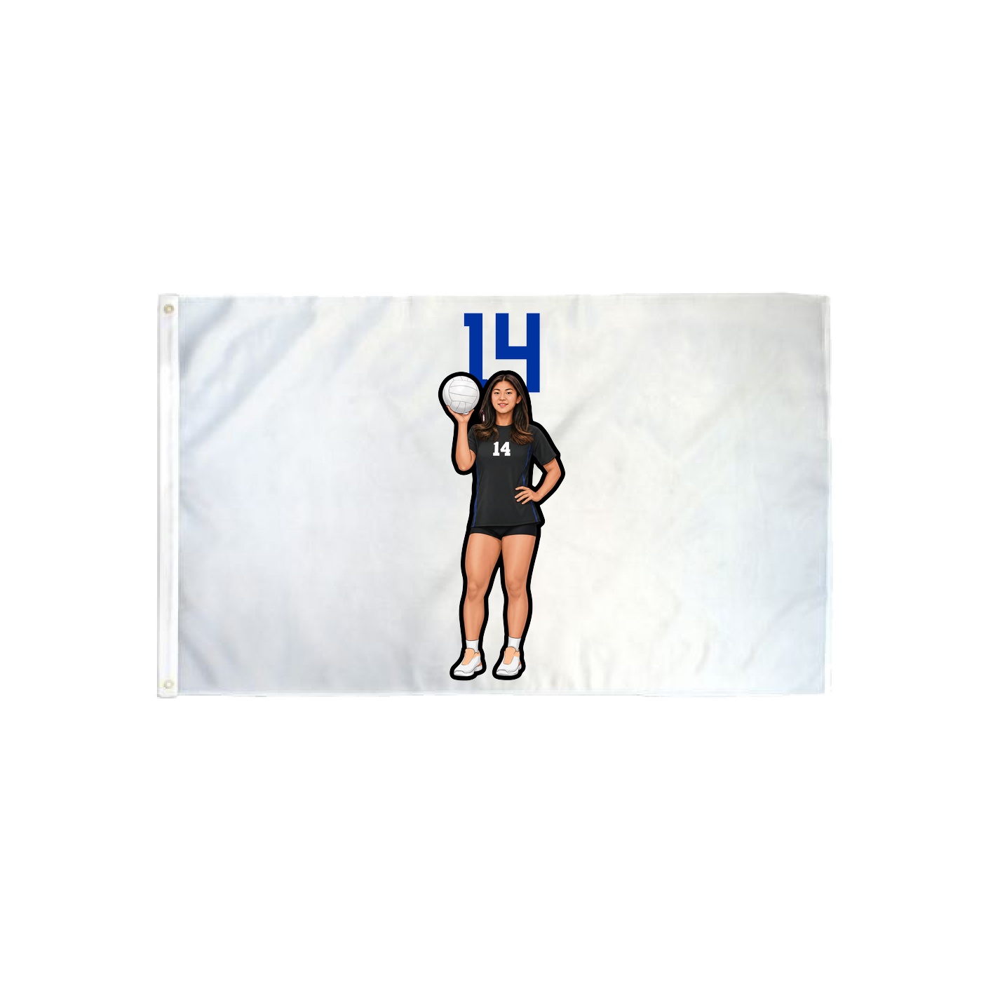 3x5 Flag — Number Top in Classic
