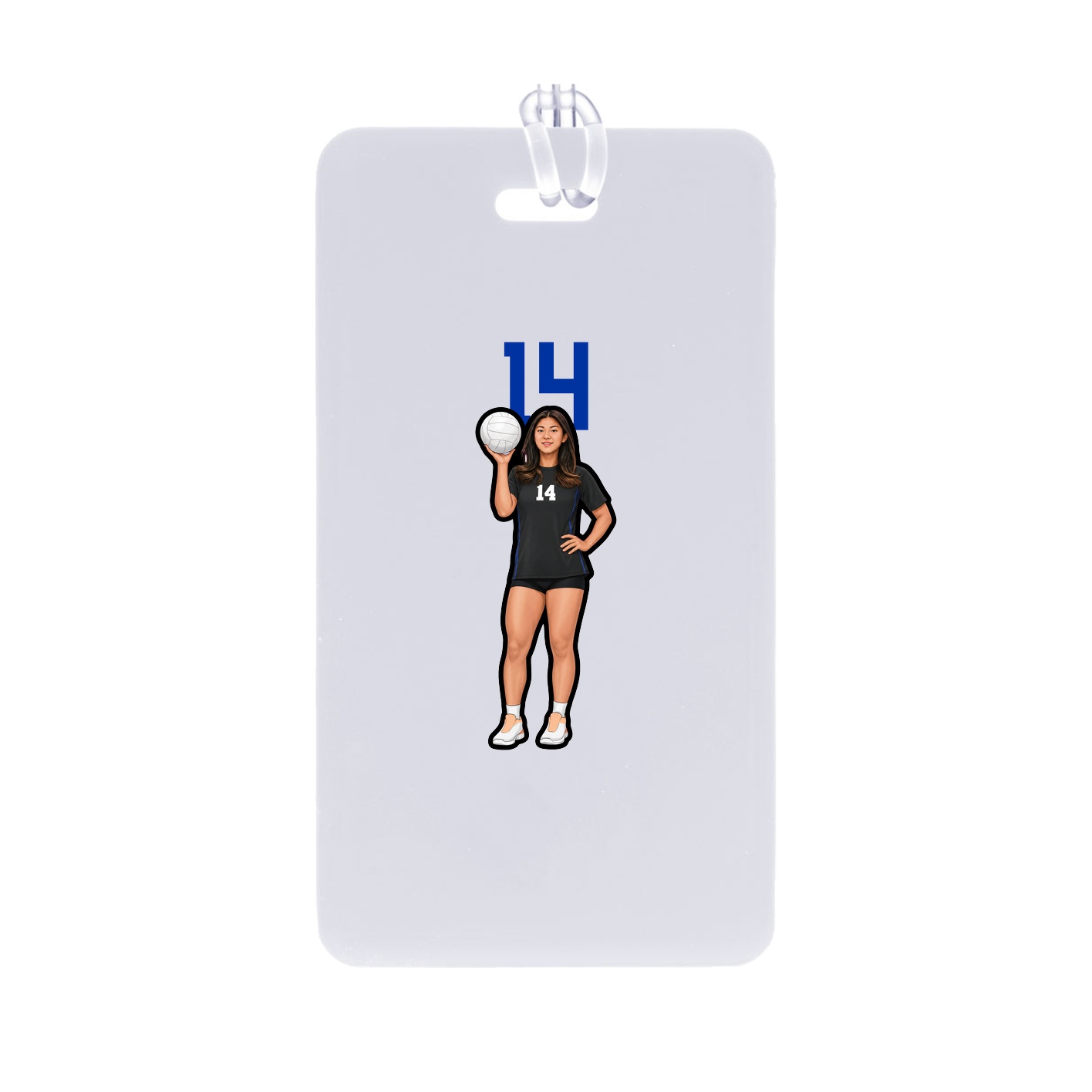 Bag Tag — Number Top in Classic