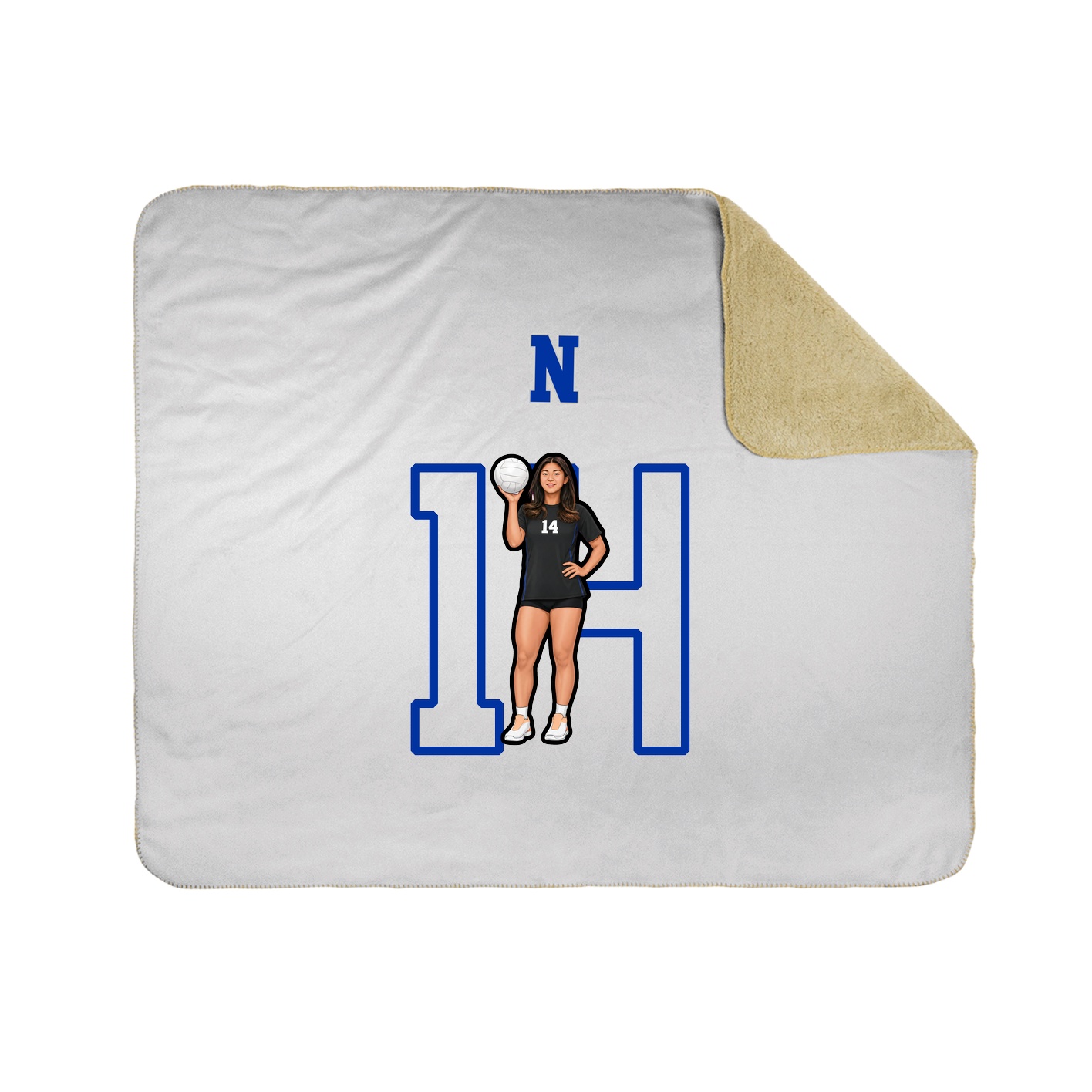 Throw Blanket — Shirsey Arch in White