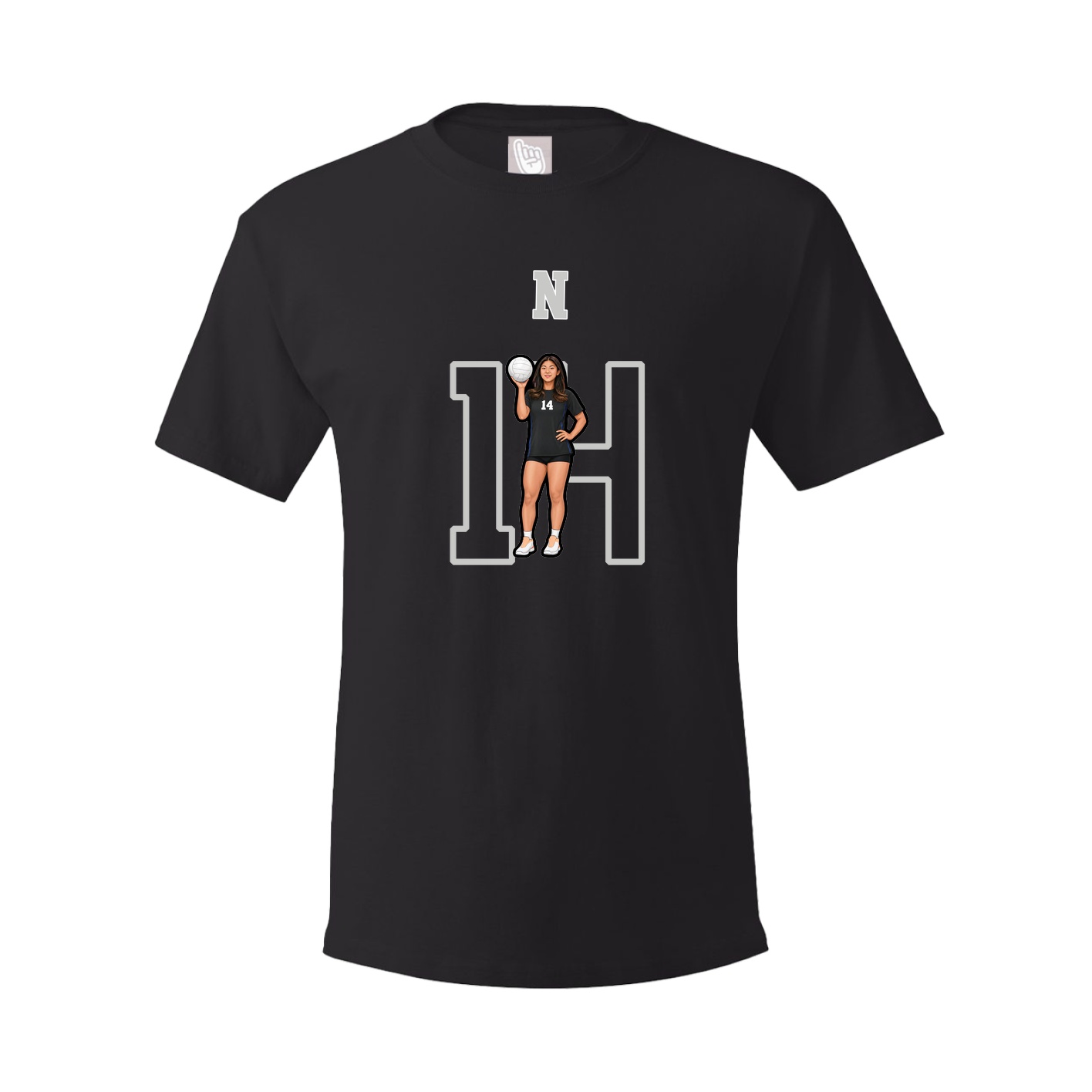 Youth Tee — Shirsey Arch in Black
