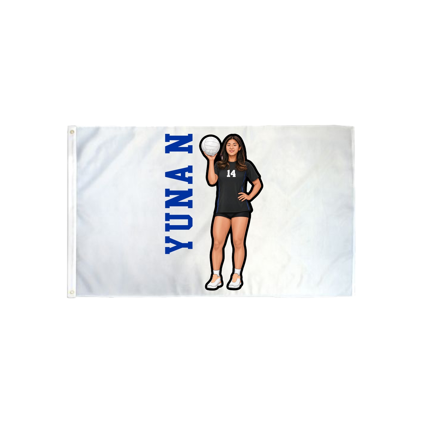 3x5 Flag — Name Vertical in Classic