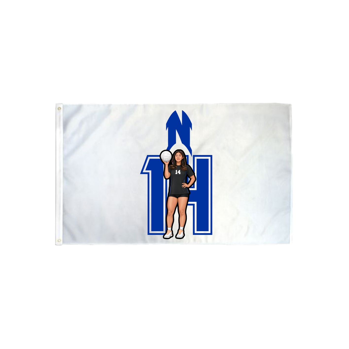 3x5 Flag — Number in Classic
