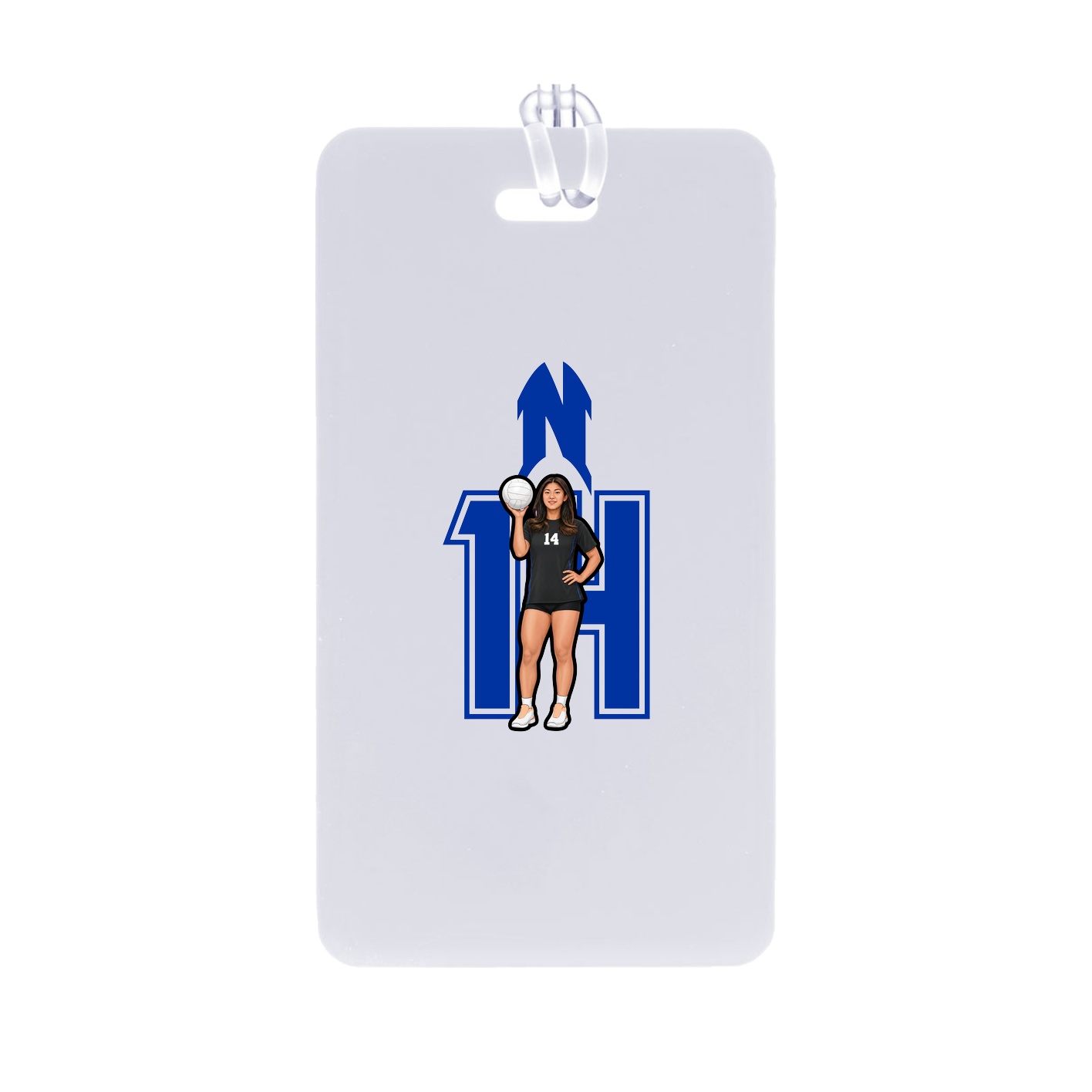 Bag Tag — Number in Classic