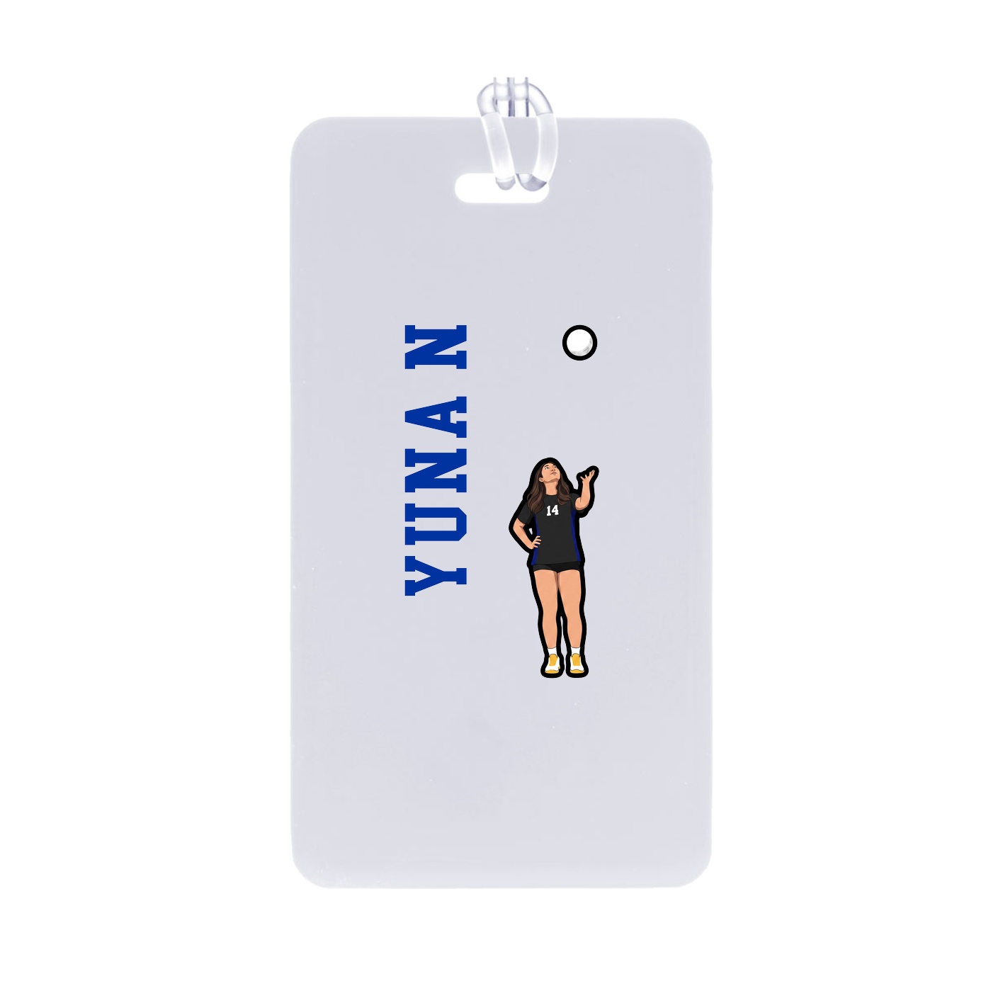 Bag Tag — Name Vertical in Classic
