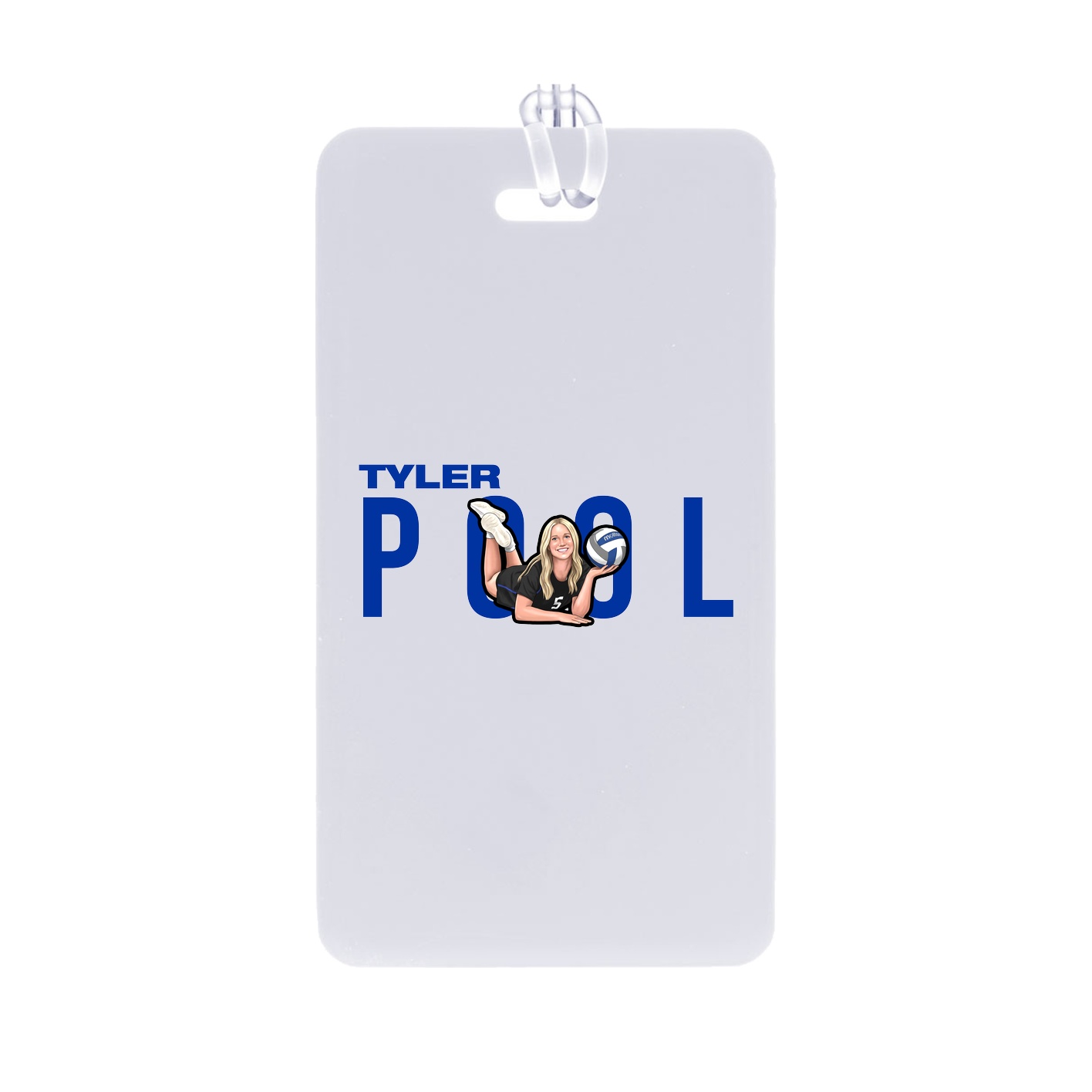 Bag Tag — Player Name in Classic