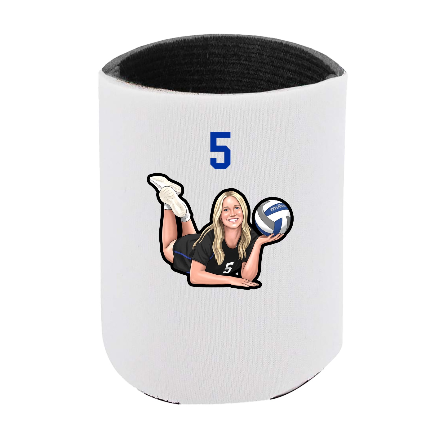 Can Holder — Number Top in White