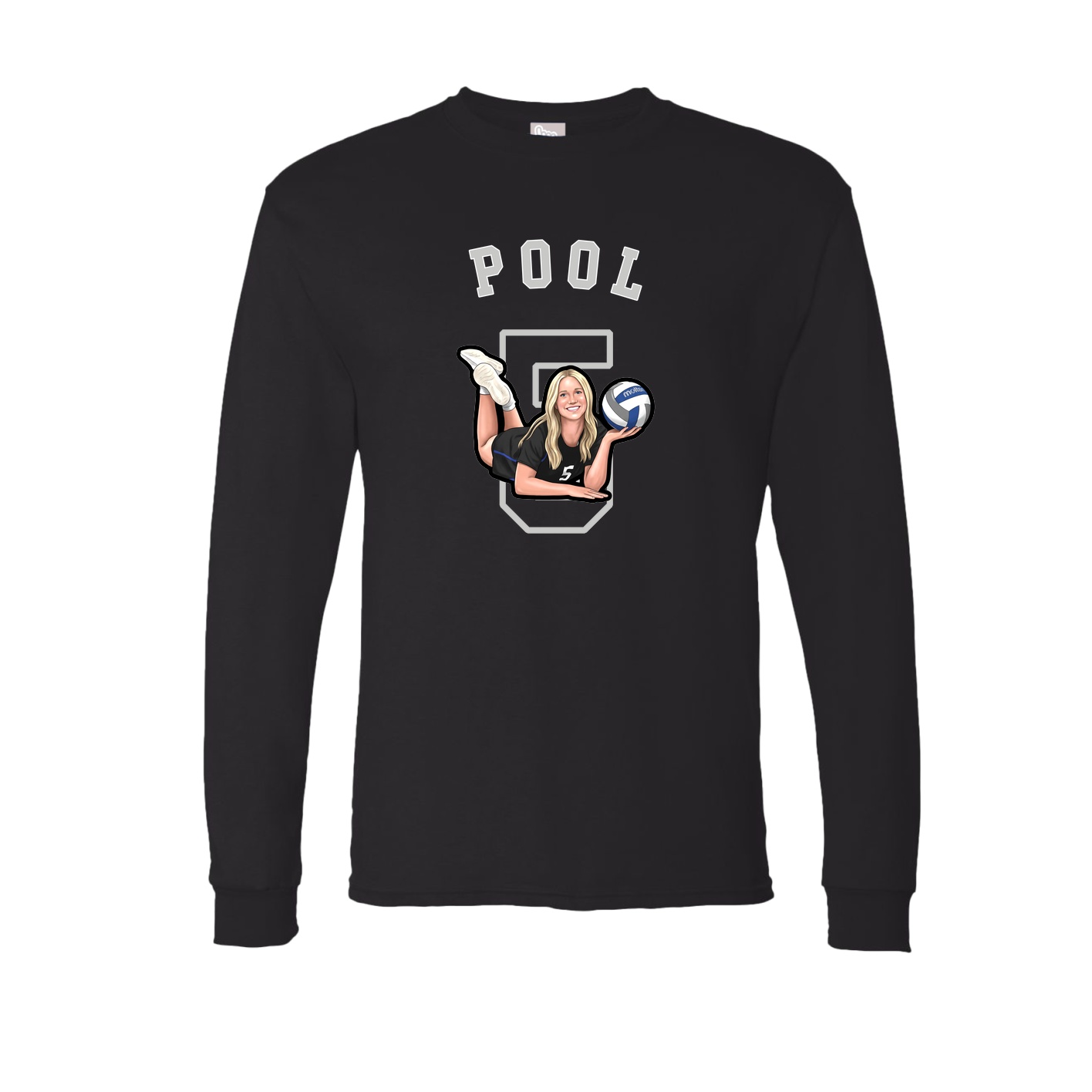 Long Sleeve Tee — Shirsey Arch in Black