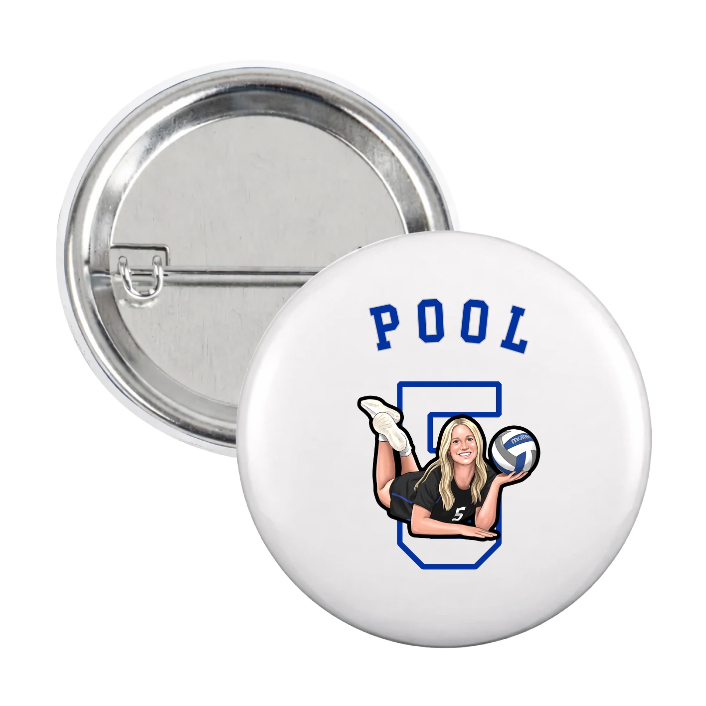 Game Day Button — Shirsey Arch in White