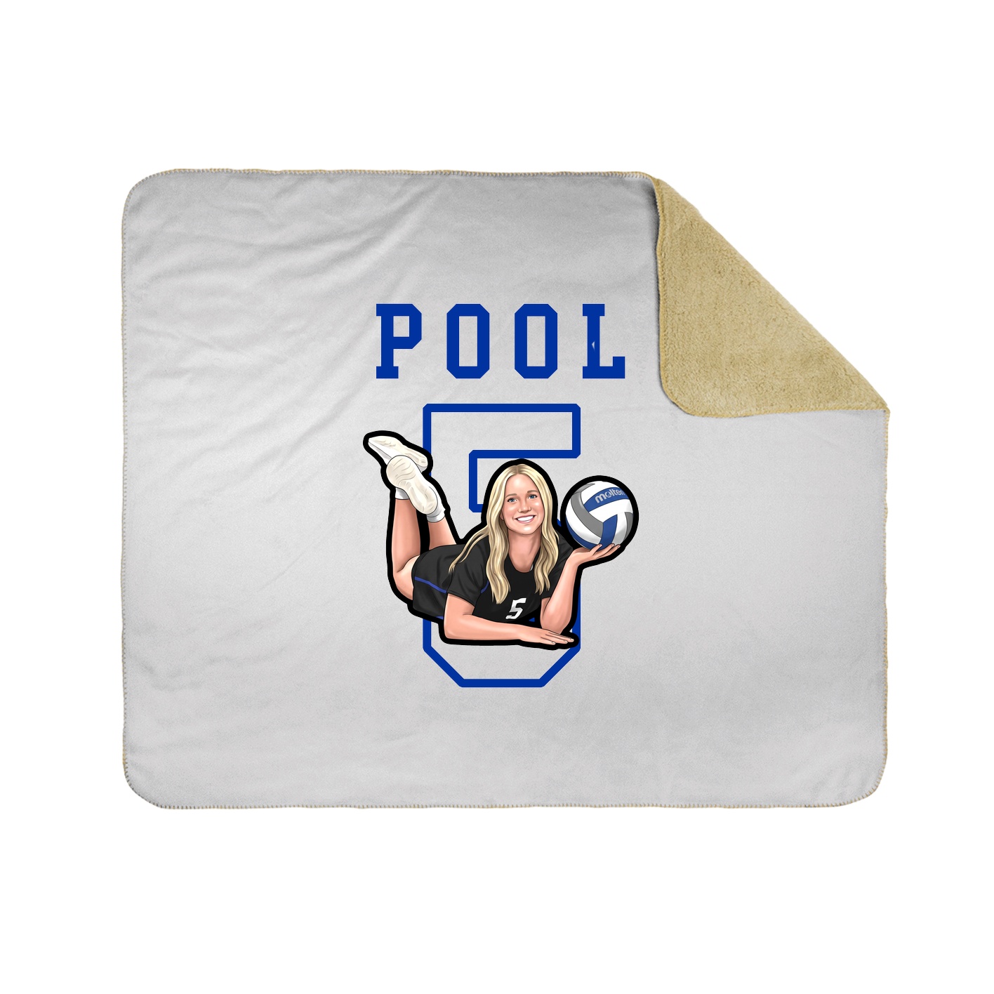 Throw Blanket — Shirsey in White