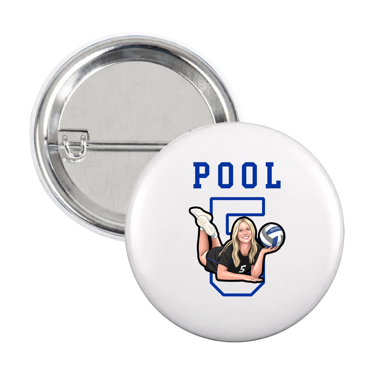 Game Day Button — Shirsey in White