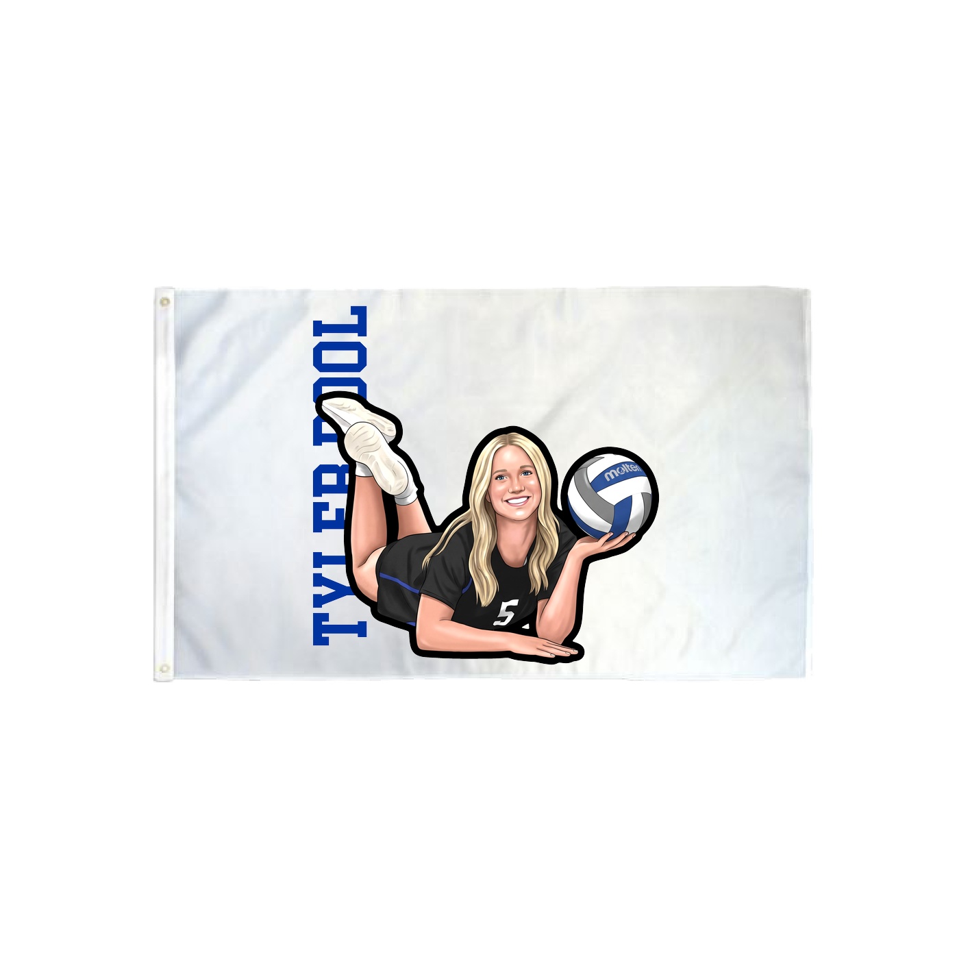 3x5 Flag — Name Vertical in Classic