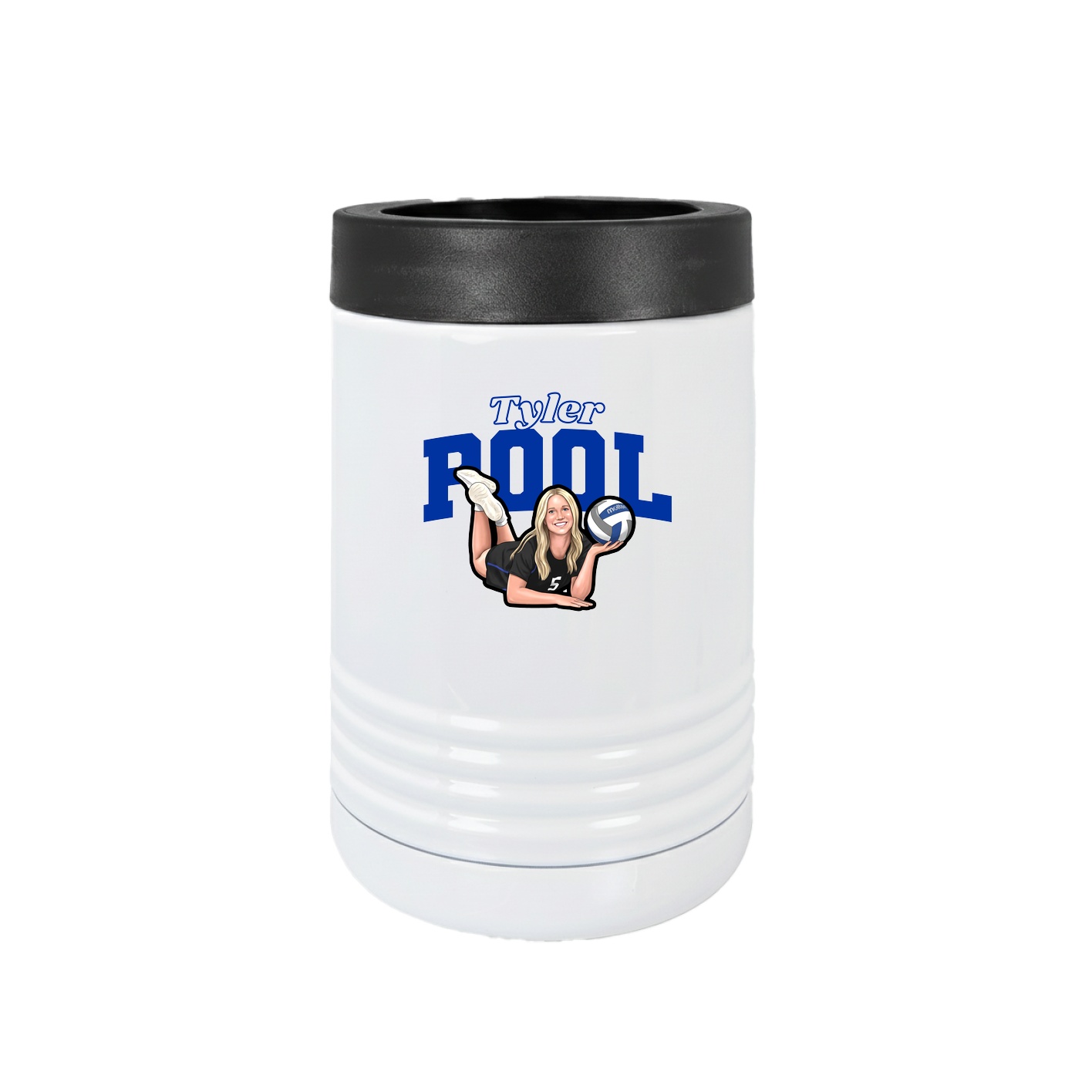 Beverage Holder — Name Arch in White